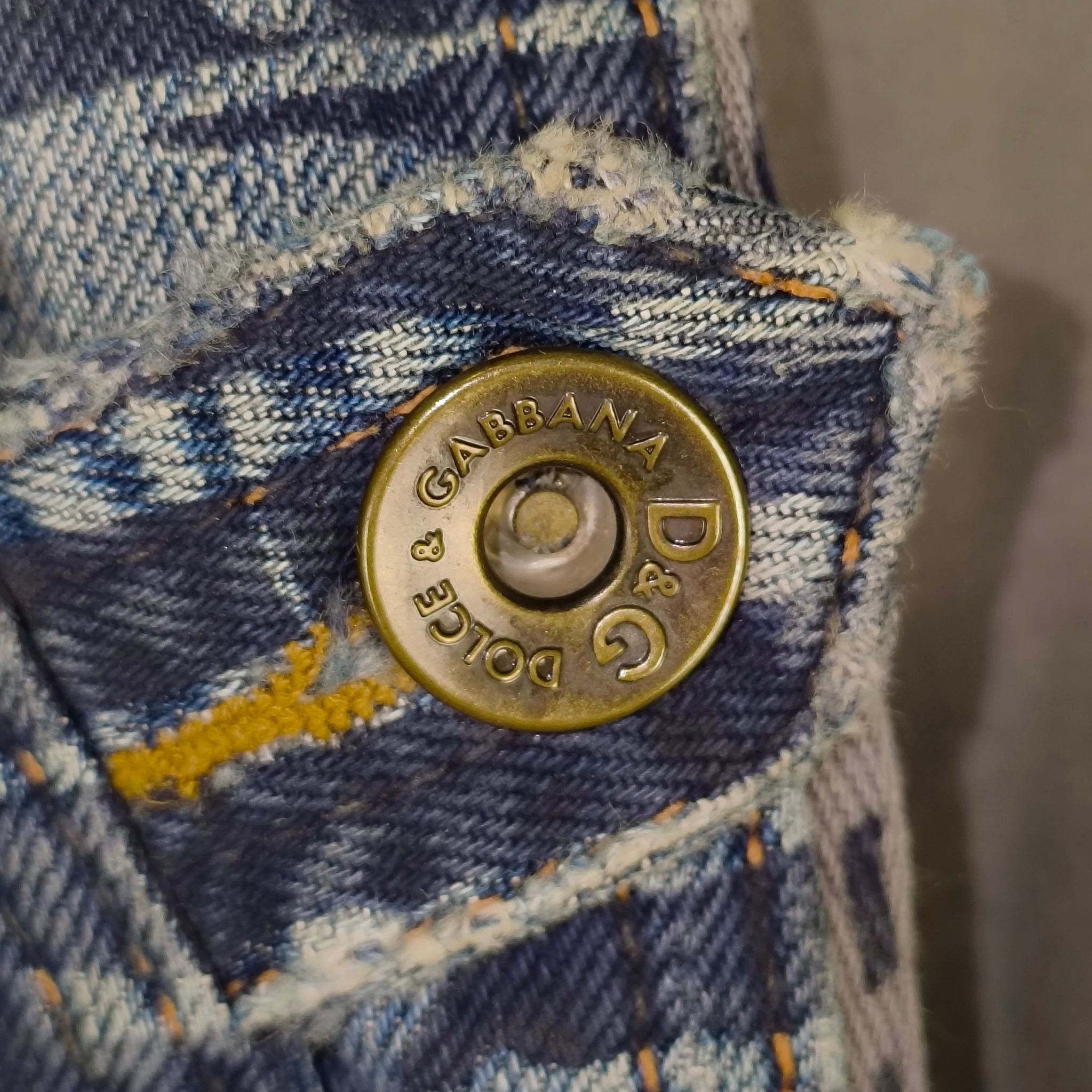 Dolce & Gabbana 2000s printed jeans, миниатюра 7