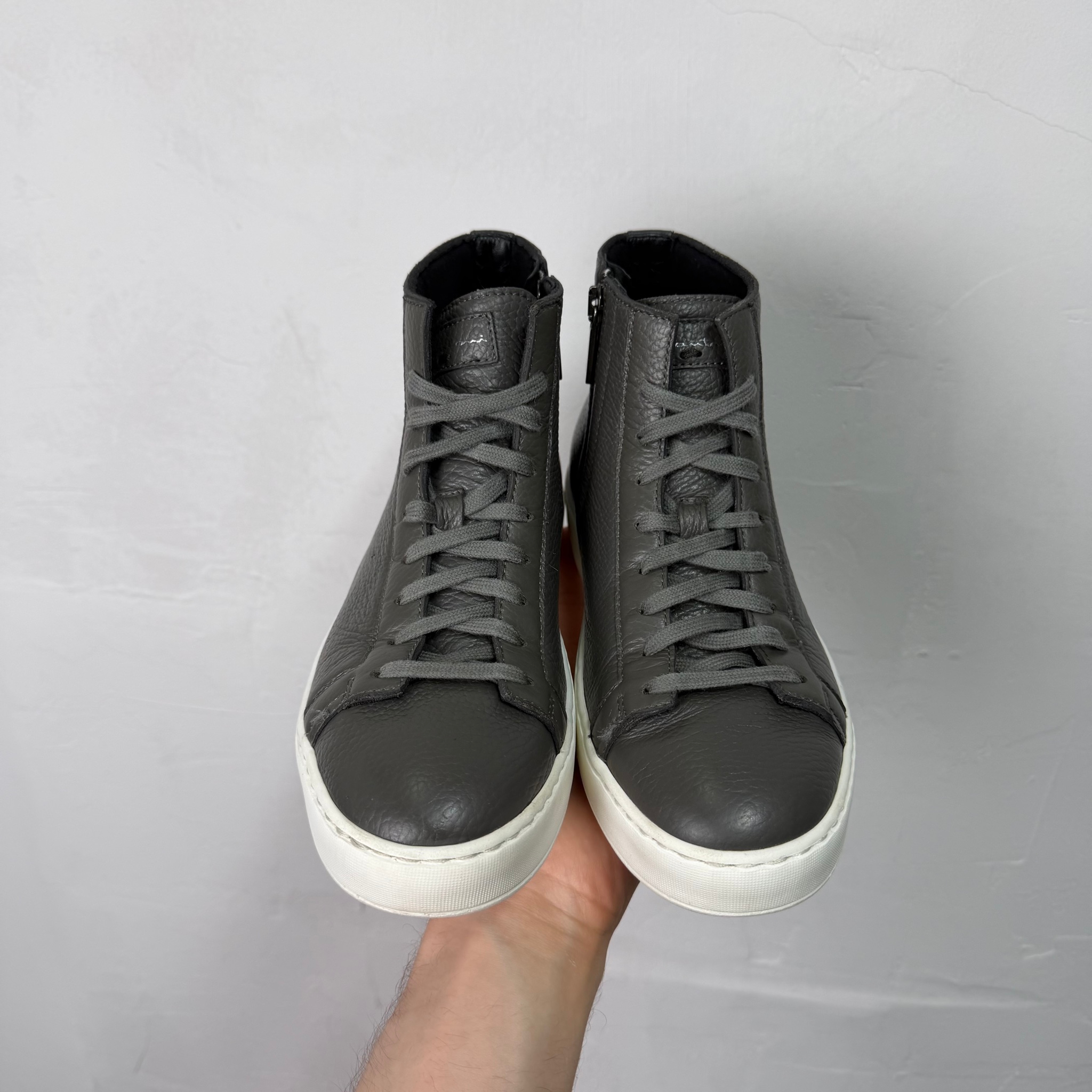 Santoni High Top Zip Sneakers, миниатюра 2