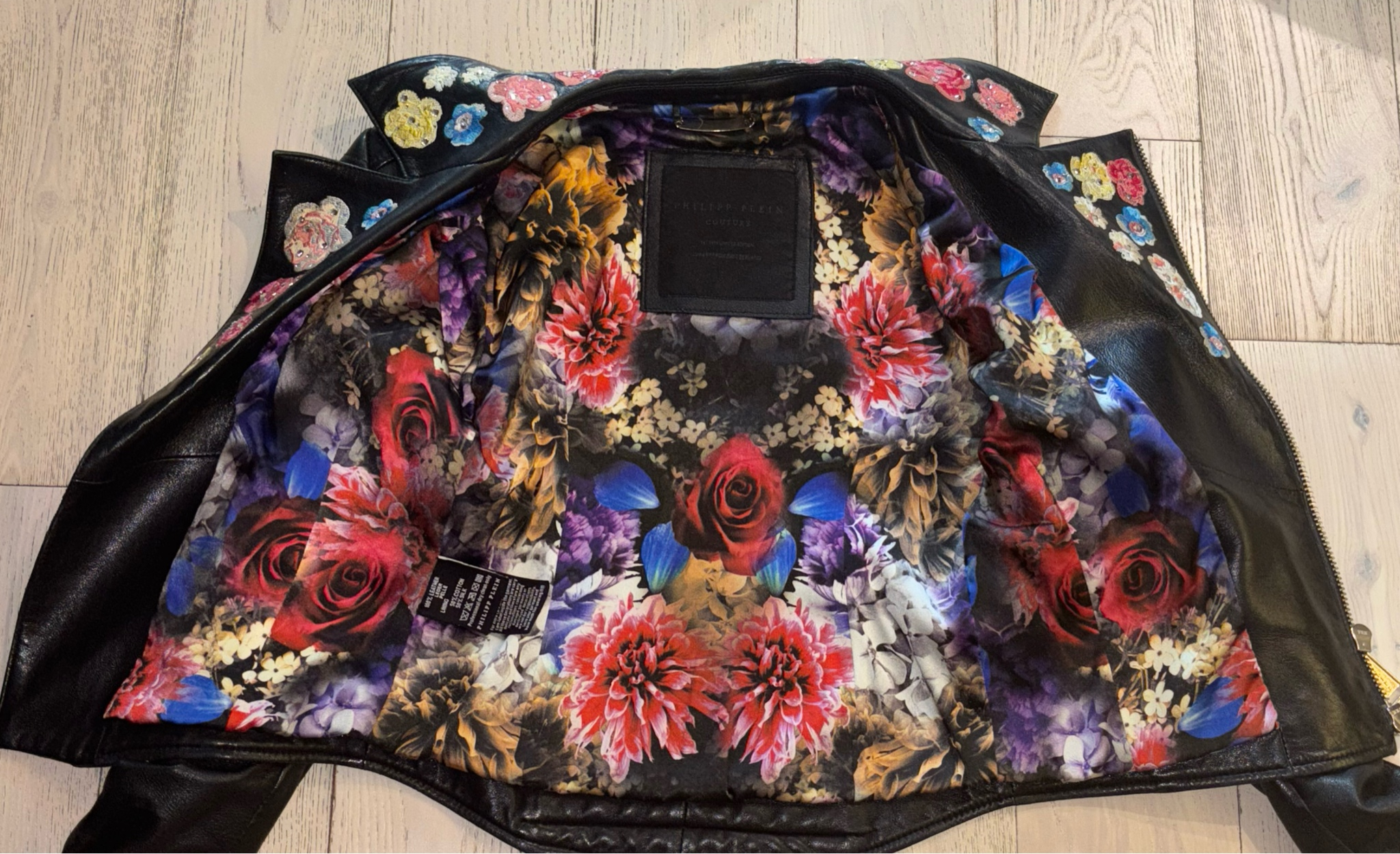 Philipp Plein кожанная куртка, миниатюра 10