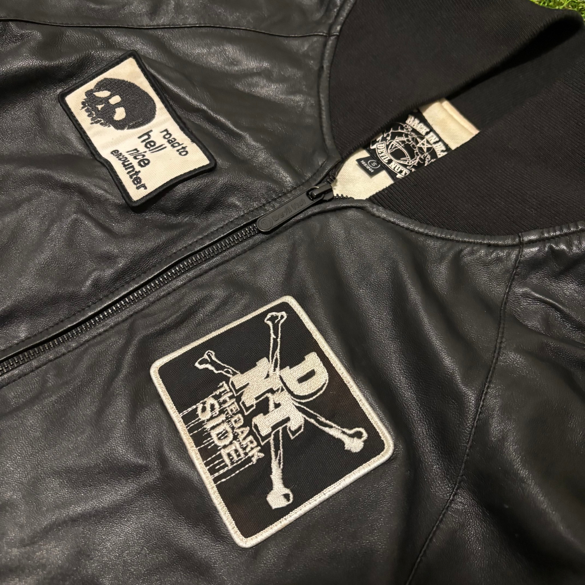 Devil Nut Vintage Leather Jacket, миниатюра 4