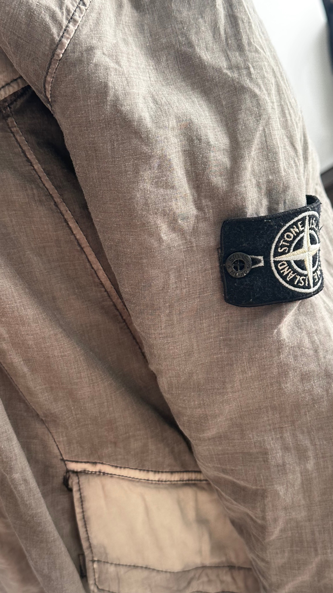 Stone Island AW 2006 Coated Cotton Field Jacket, миниатюра 4