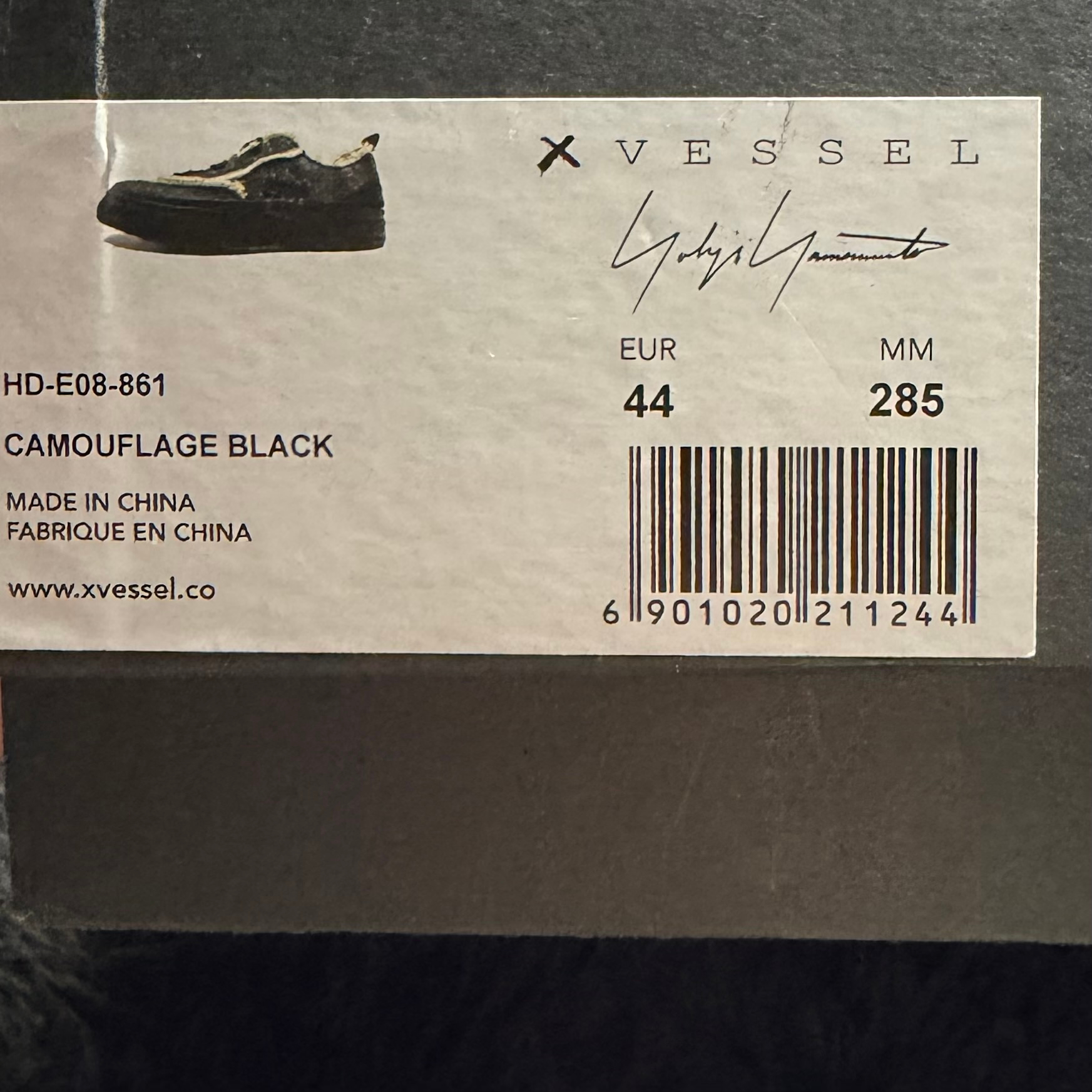 Yohji Yamamoto xVESSEL Camouflage Кеды, миниатюра 14