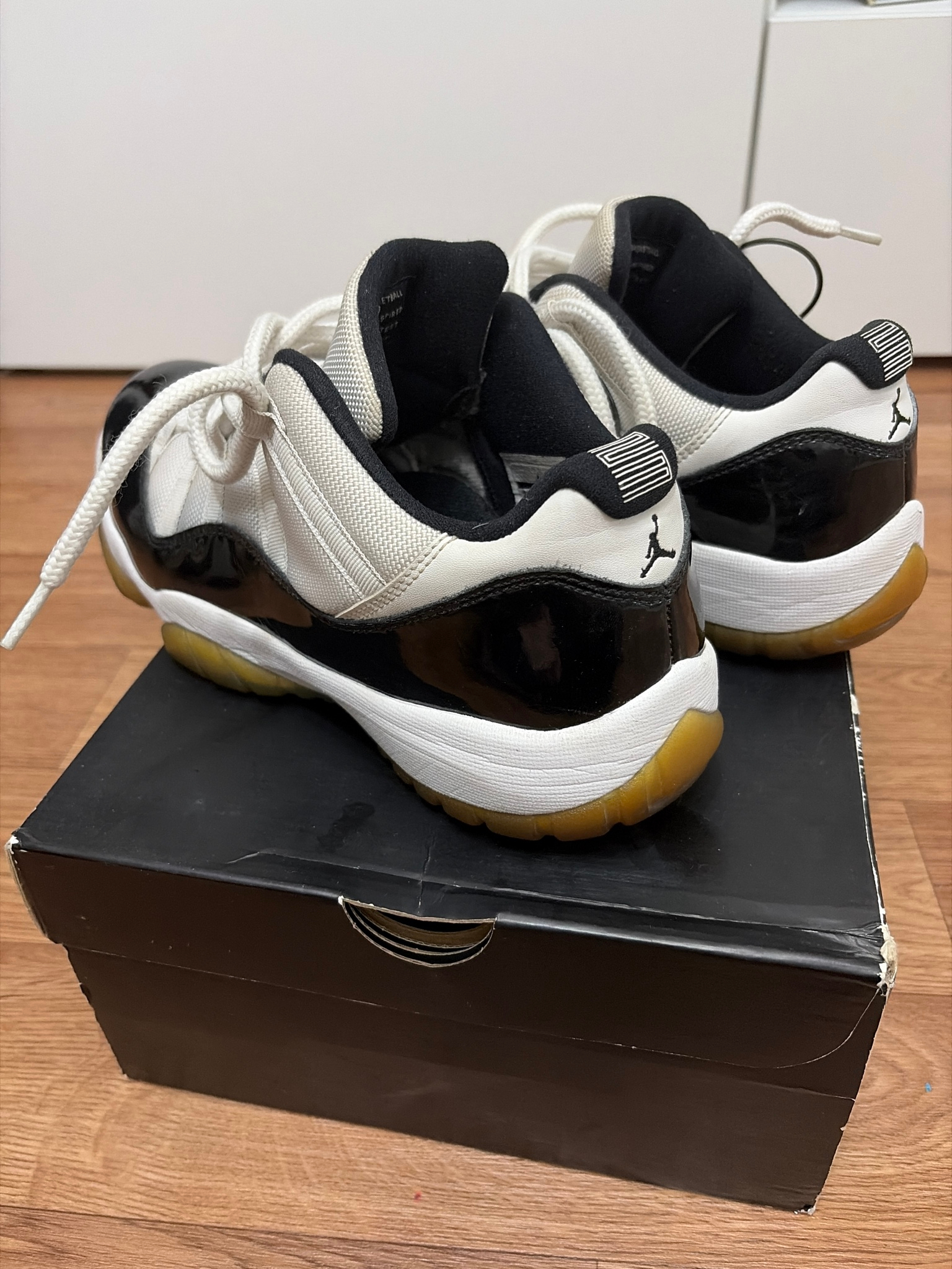 Nike Air Jordan 11 retro low BLACK-DARK CONCORD, миниатюра 9