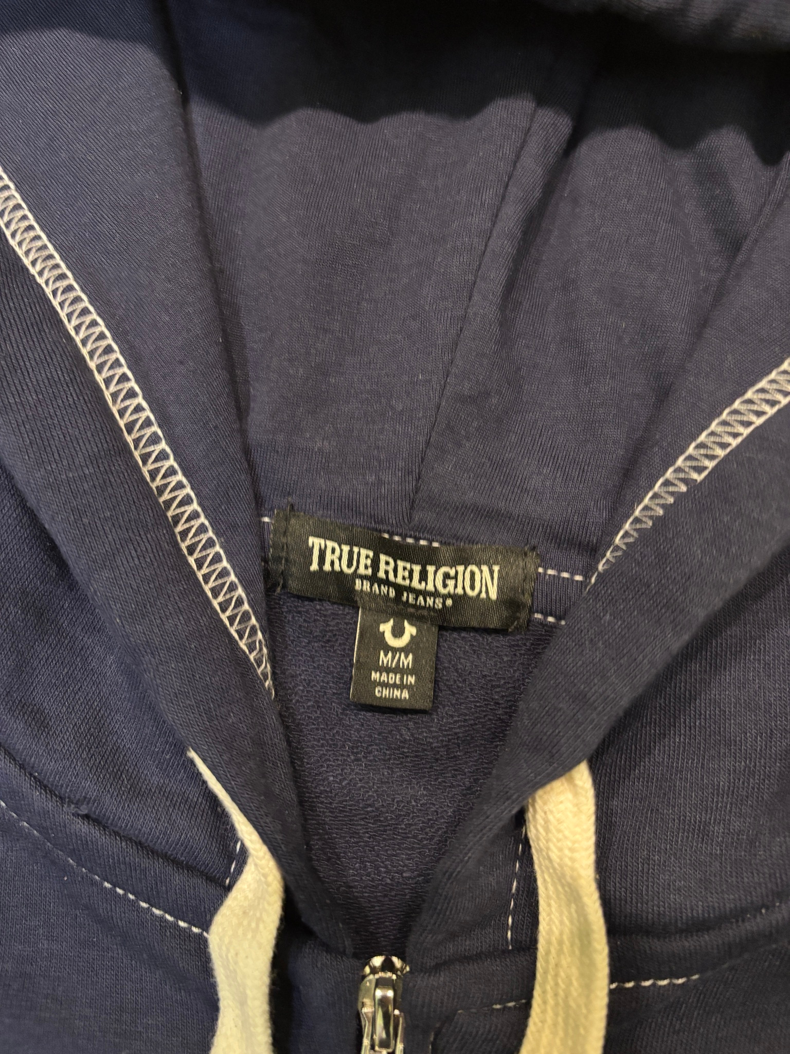 True Religion Classic Logo Zip Hoodie, миниатюра 3