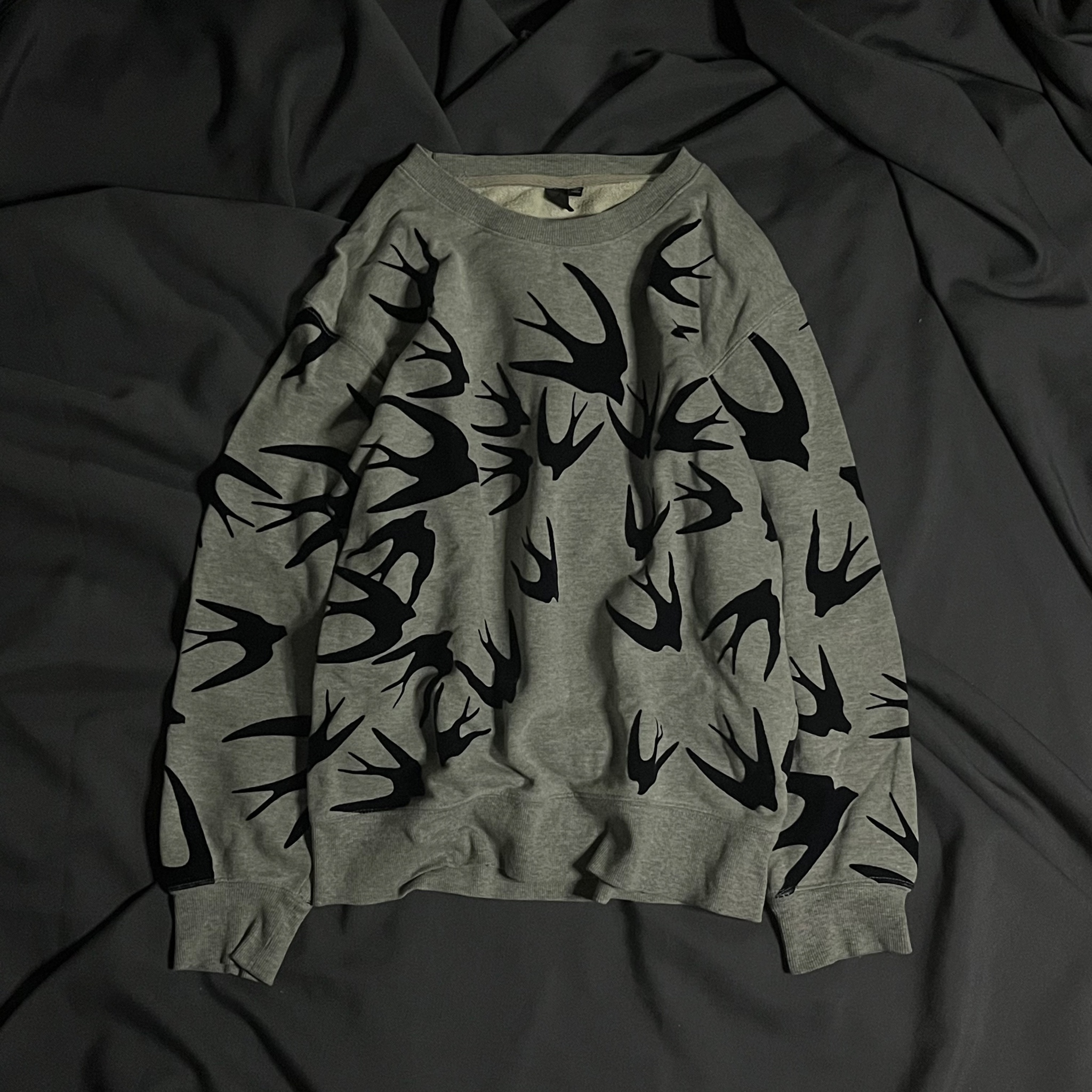Alexander McQueen Birds Sweatshirt indesleaze archive, миниатюра 1