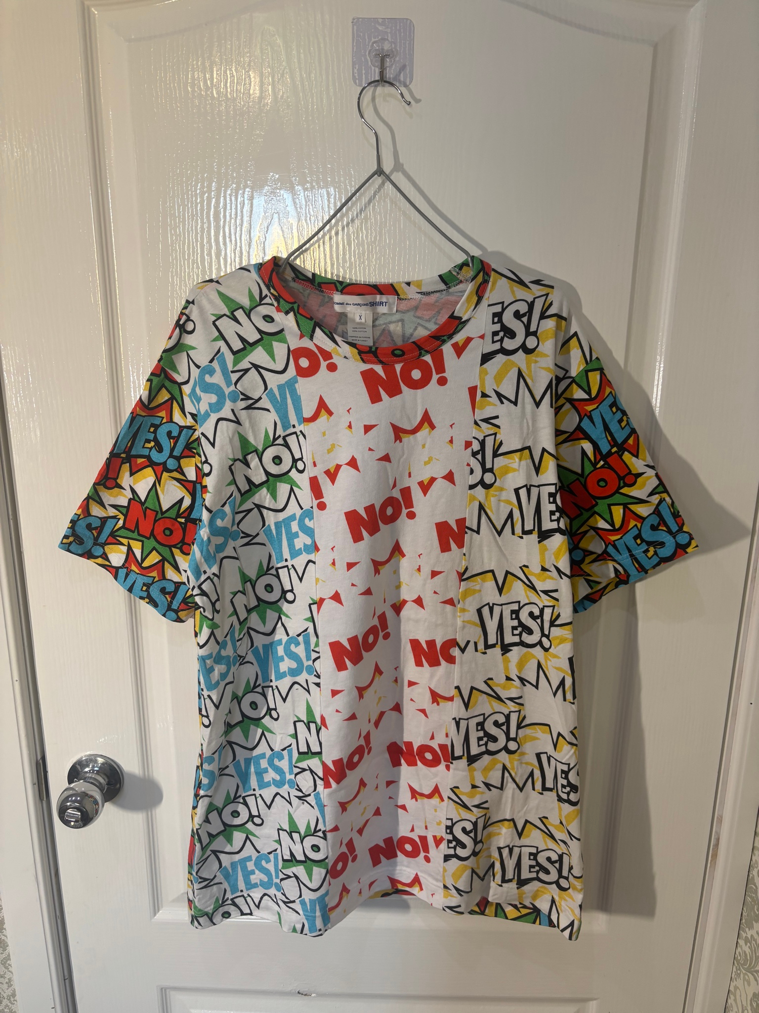 comme des garcons comic vertical yes no, миниатюра 1