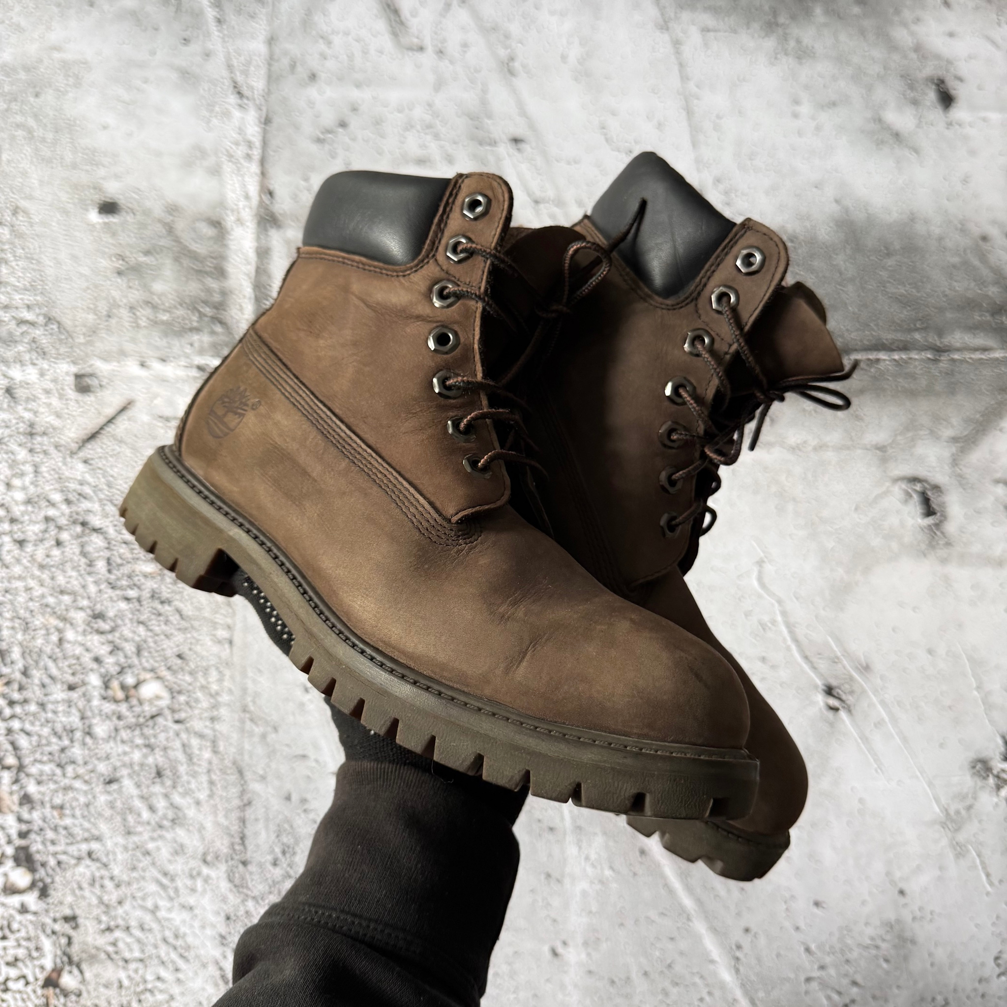 Timberland 2000s Vintage Disty Brown 6-Inch Waterproof Boots, миниатюра 1
