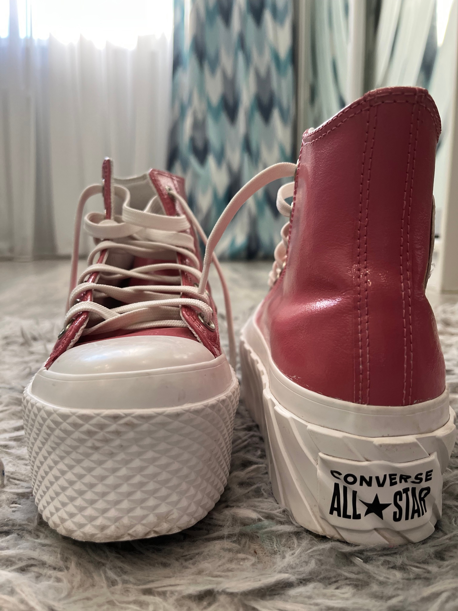 Converse Chuck Taylor All Star Lift 2X Platform High Pink, миниатюра 2