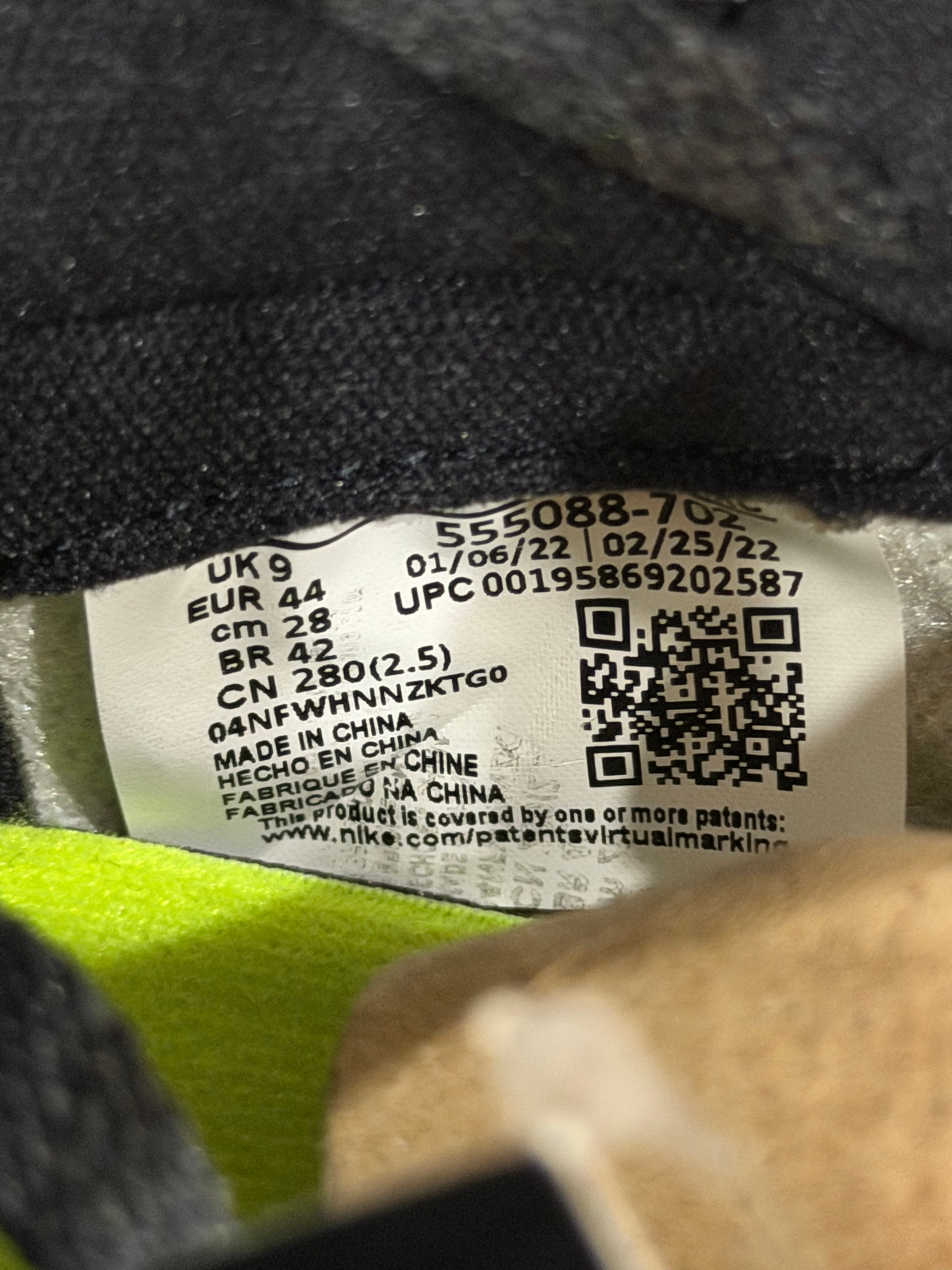 Air Jordan Air Jordan 1 High OG Volt, миниатюра 4