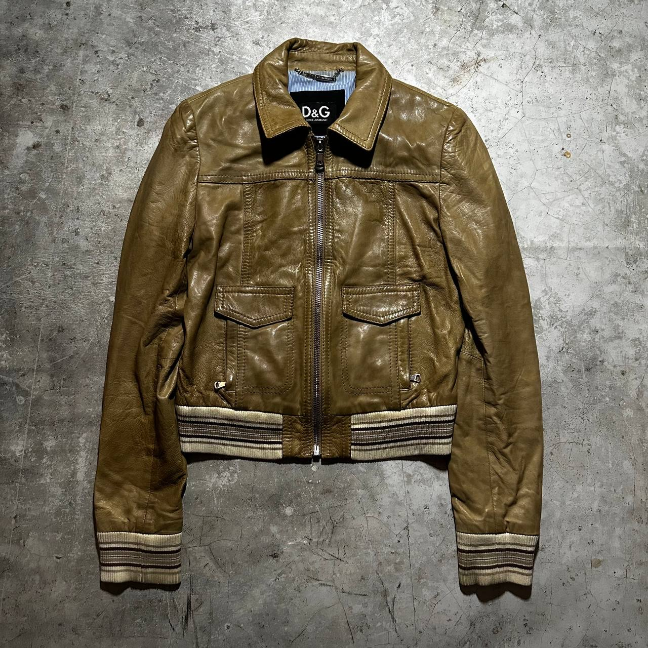 Dolce & Gabbana Leather jacket, миниатюра 1