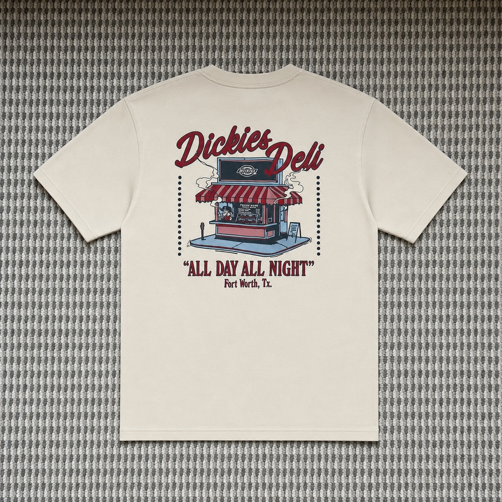 Dickies Deli Workwear Graphic Tee Big Logo, миниатюра 1