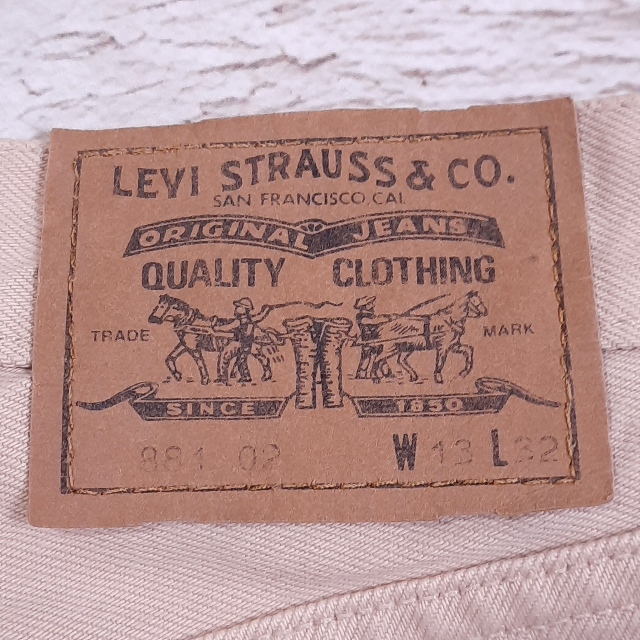 Levi's 881 Orange Tab Jeans Vintage, миниатюра 3