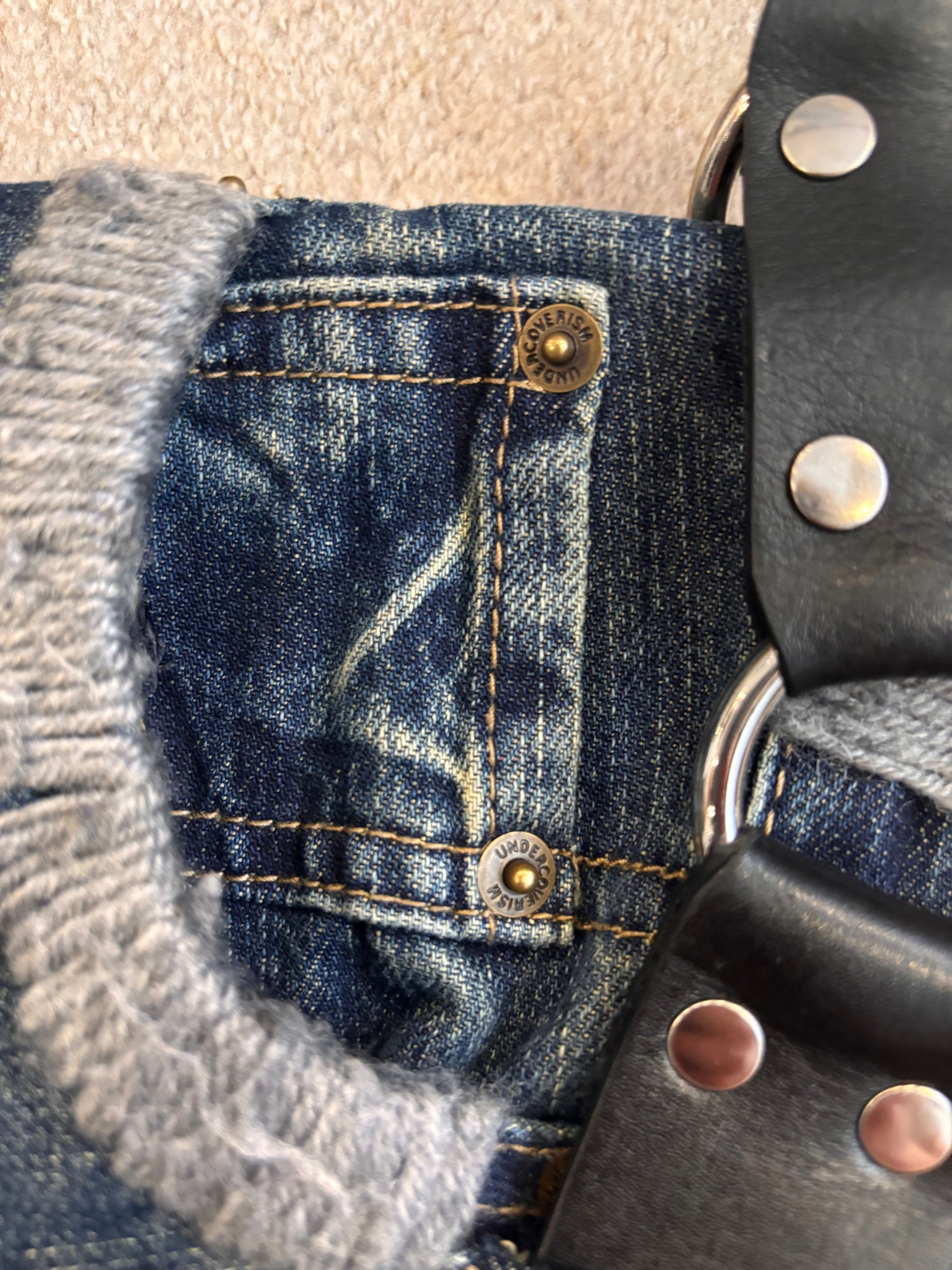 Undercover bug denim ss85, миниатюра 4