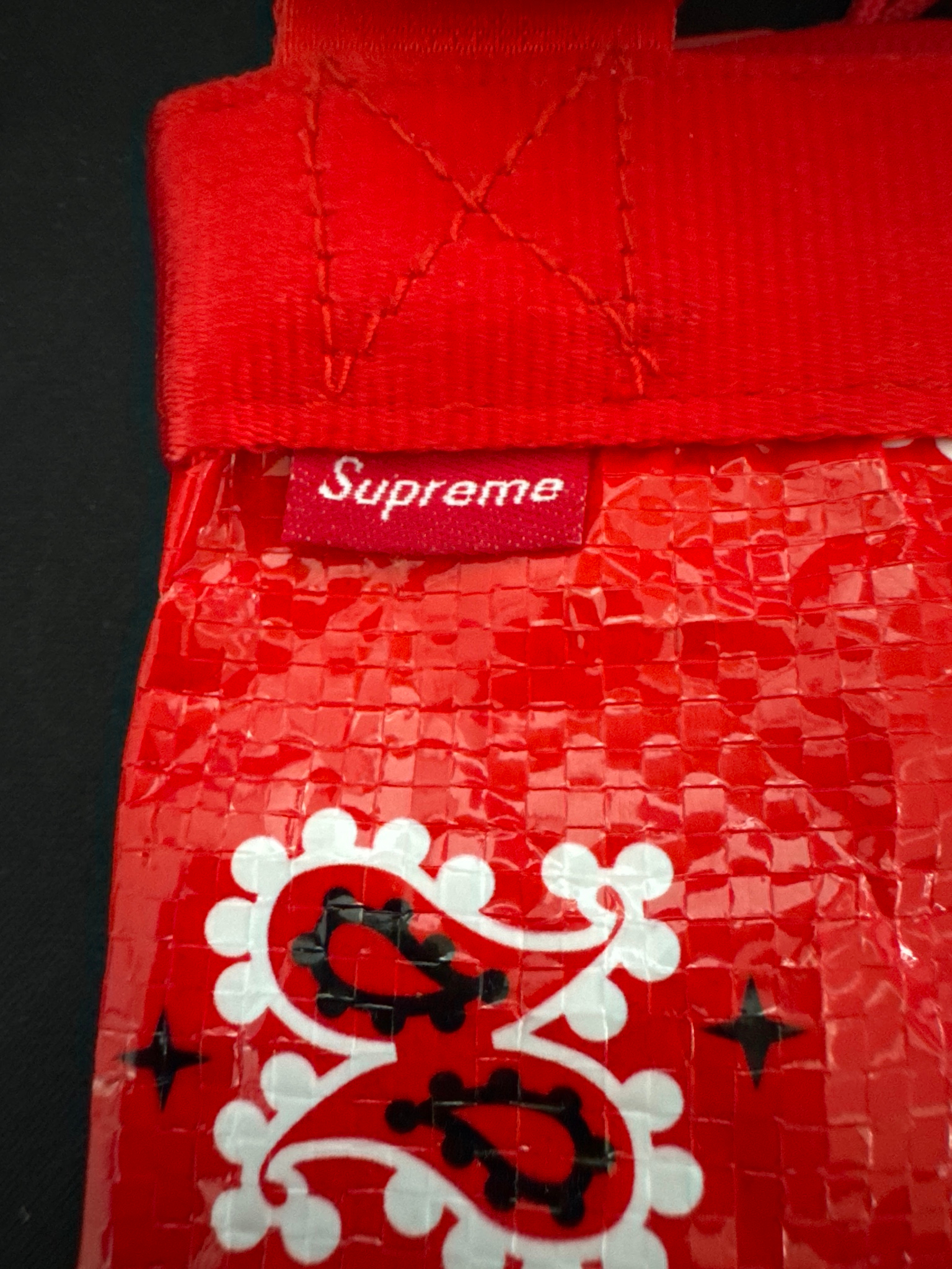 Supreme Woven PP Tote/Carrier Bag, миниатюра 4