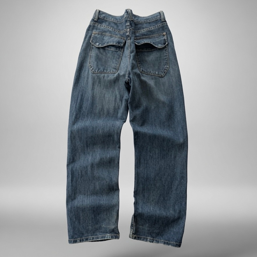 Old Navy 2007 Vintage Mexico Made Loose Fit Jeans, миниатюра 2