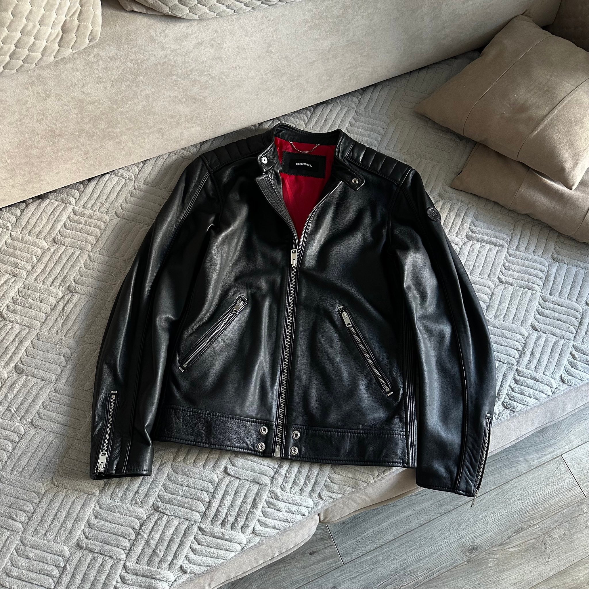 Diesel Leather Jacket, миниатюра 1