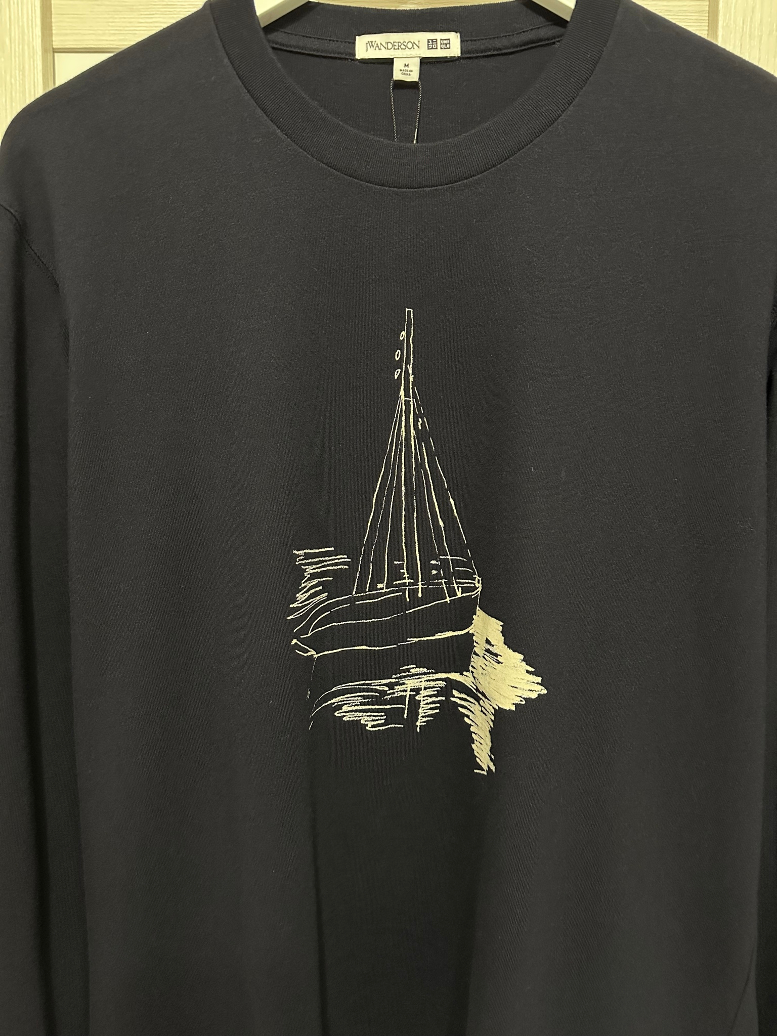 Uniqlo x JW Anderson Sailboat Graphic Long Sleeve, миниатюра 5