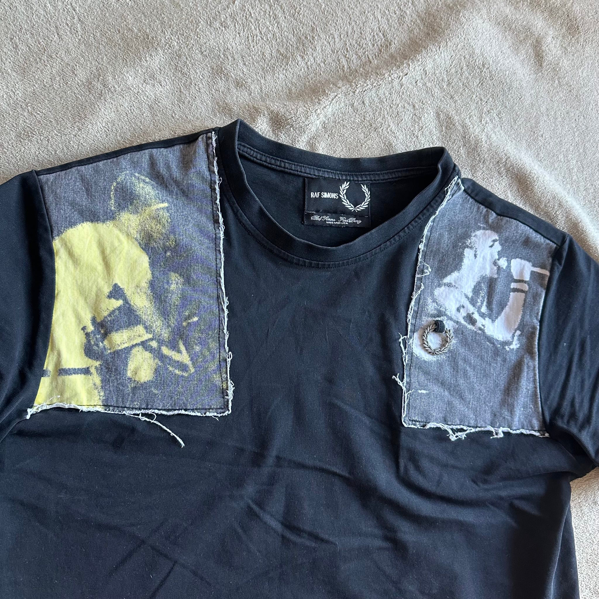 Fred Perry x Raf Simons Printed Panel T-Shirt, миниатюра 5