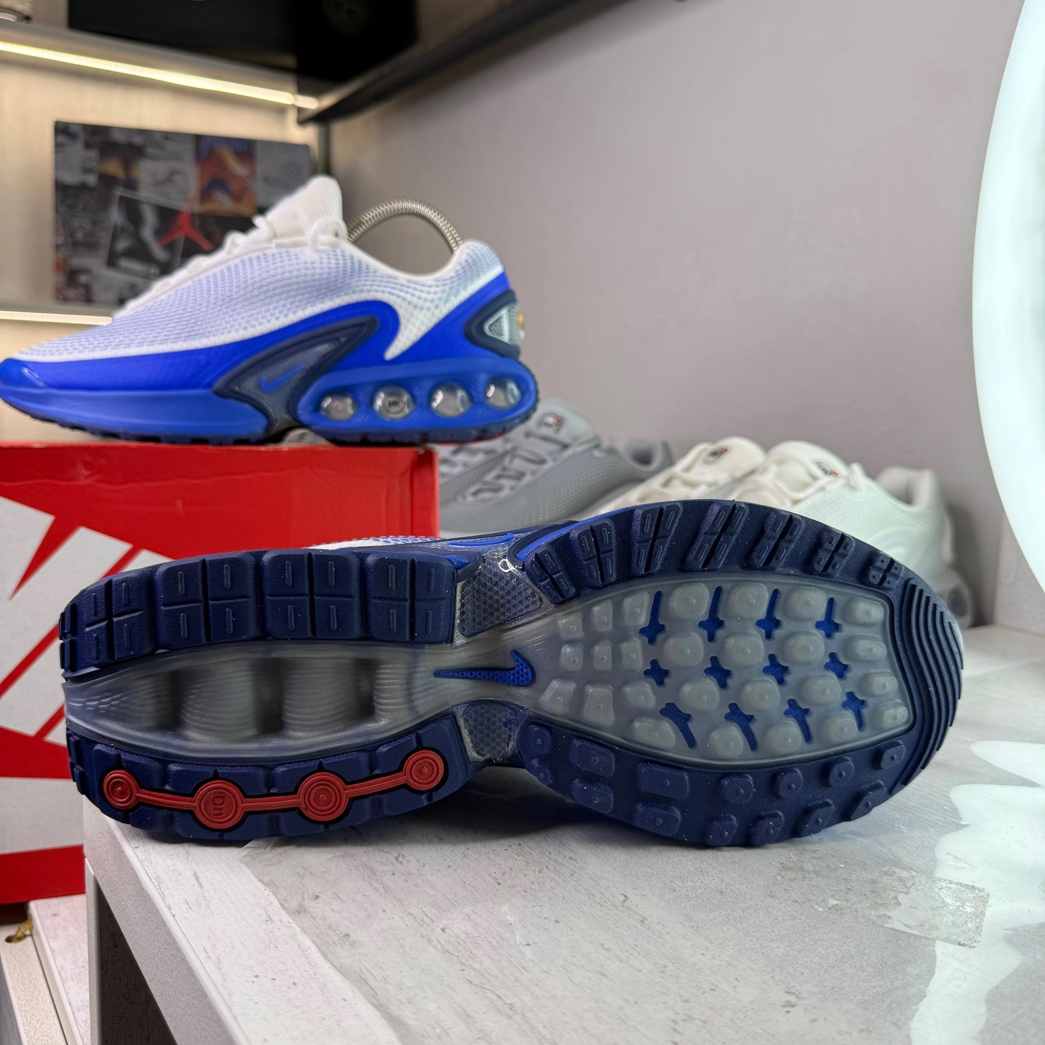 Nike Air Max Dn «Platinum/Royal Blue», миниатюра 5