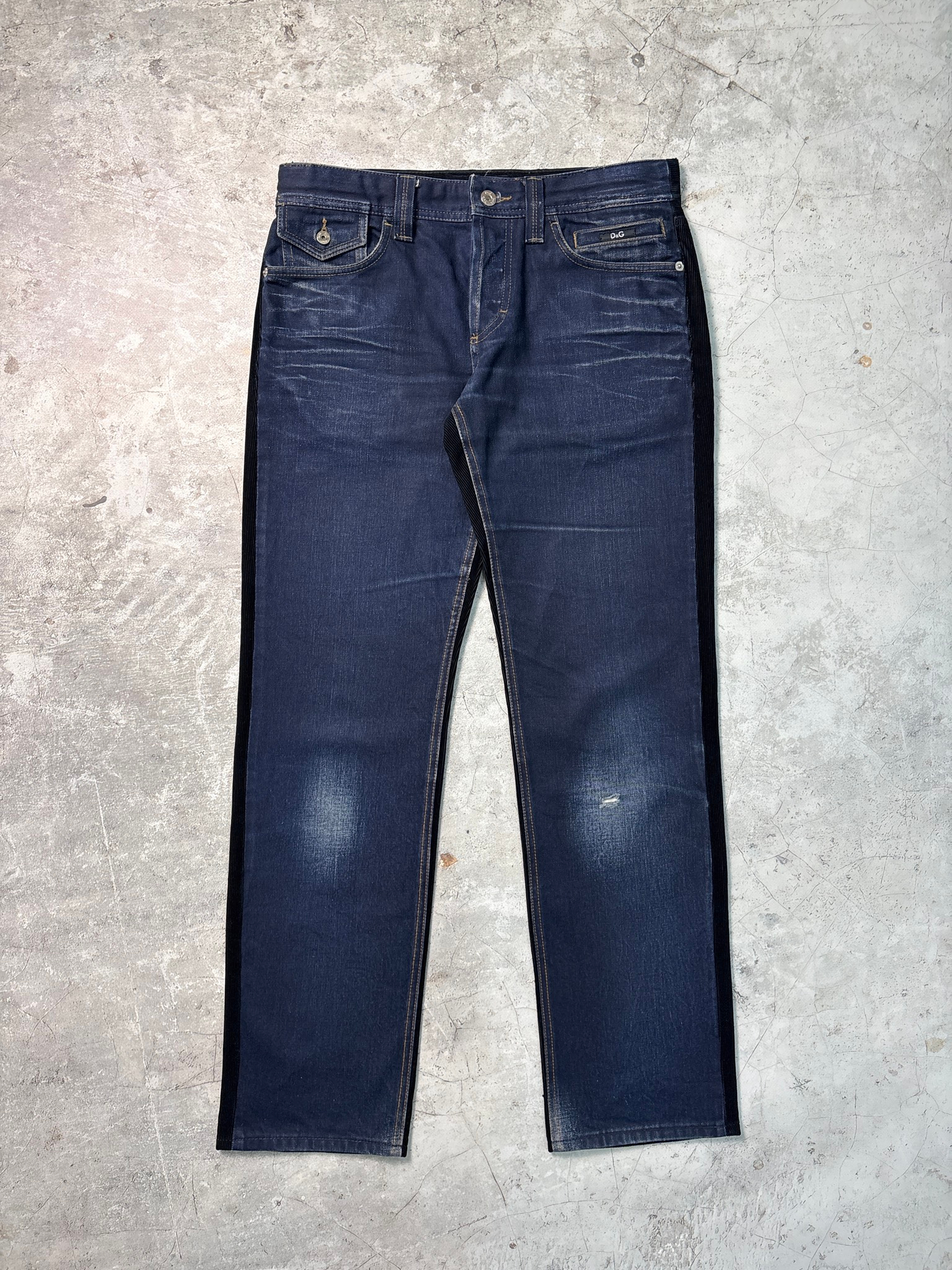 Dolce & Gabbana Hybrid Jeans Corduroy/Denim, миниатюра 7