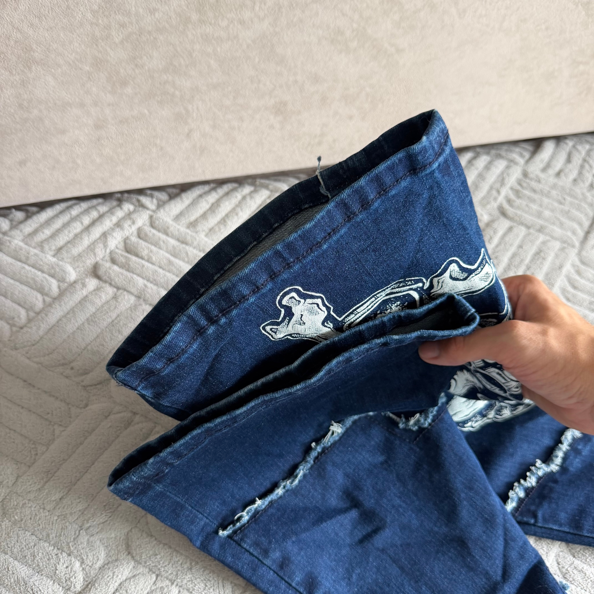 Rock Rebel Y2k Jeans Bootcut, миниатюра 15