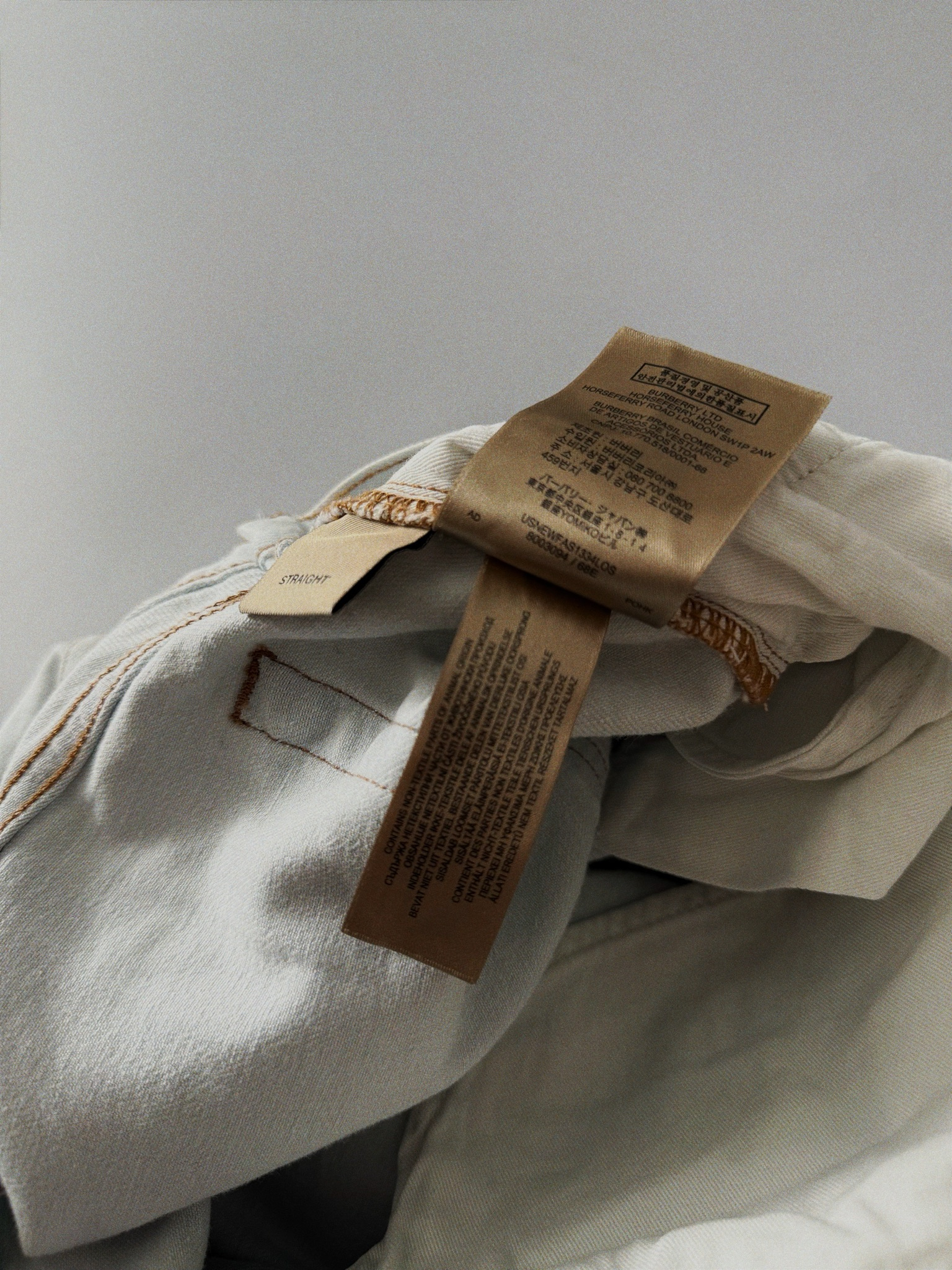 Burberry Light Blue Faded Jeans, миниатюра 8