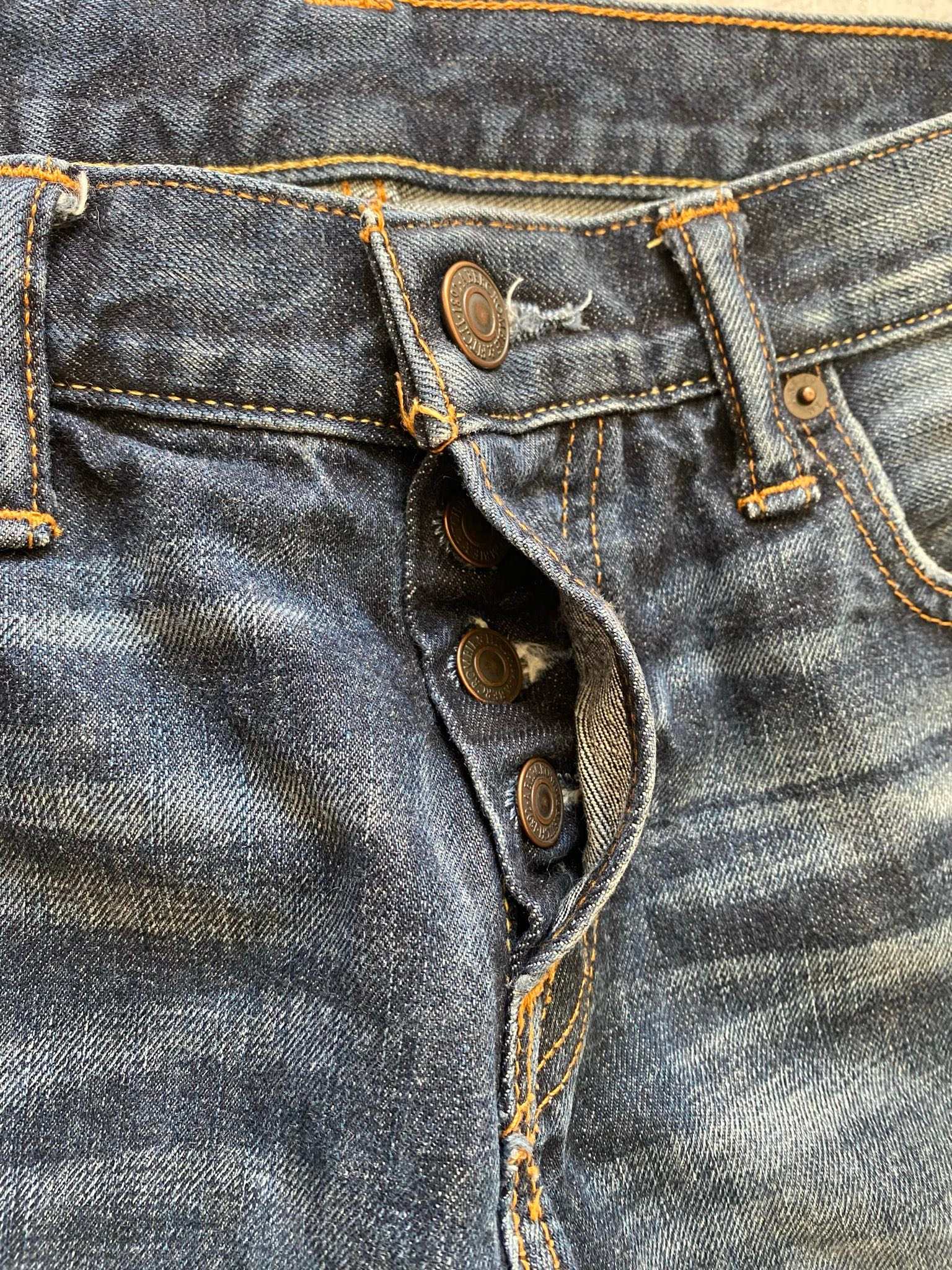 Abercrombie & Fitch Distressed slim jeans, миниатюра 7