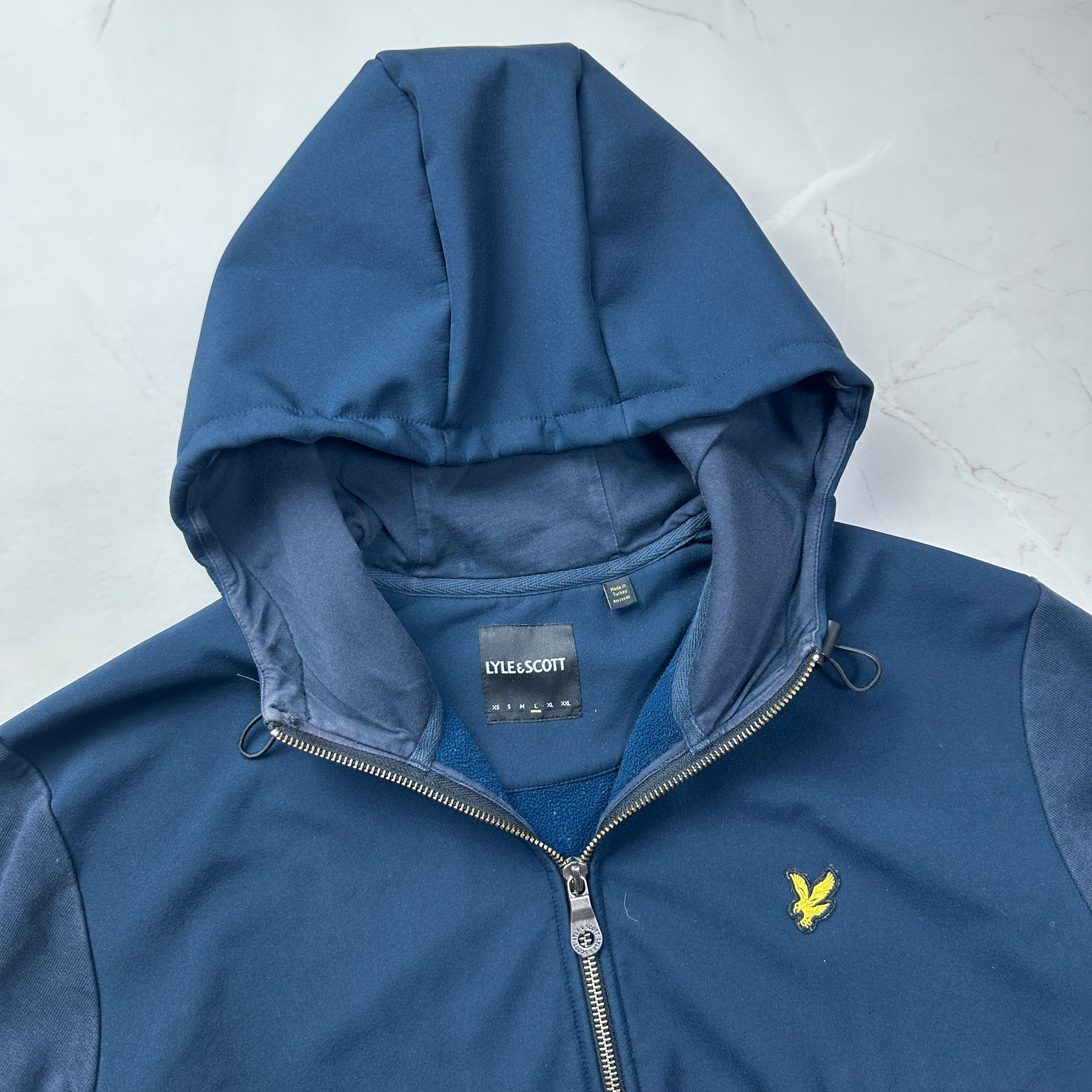 Lyle & Scott Softshell x cotton zip up, миниатюра 4