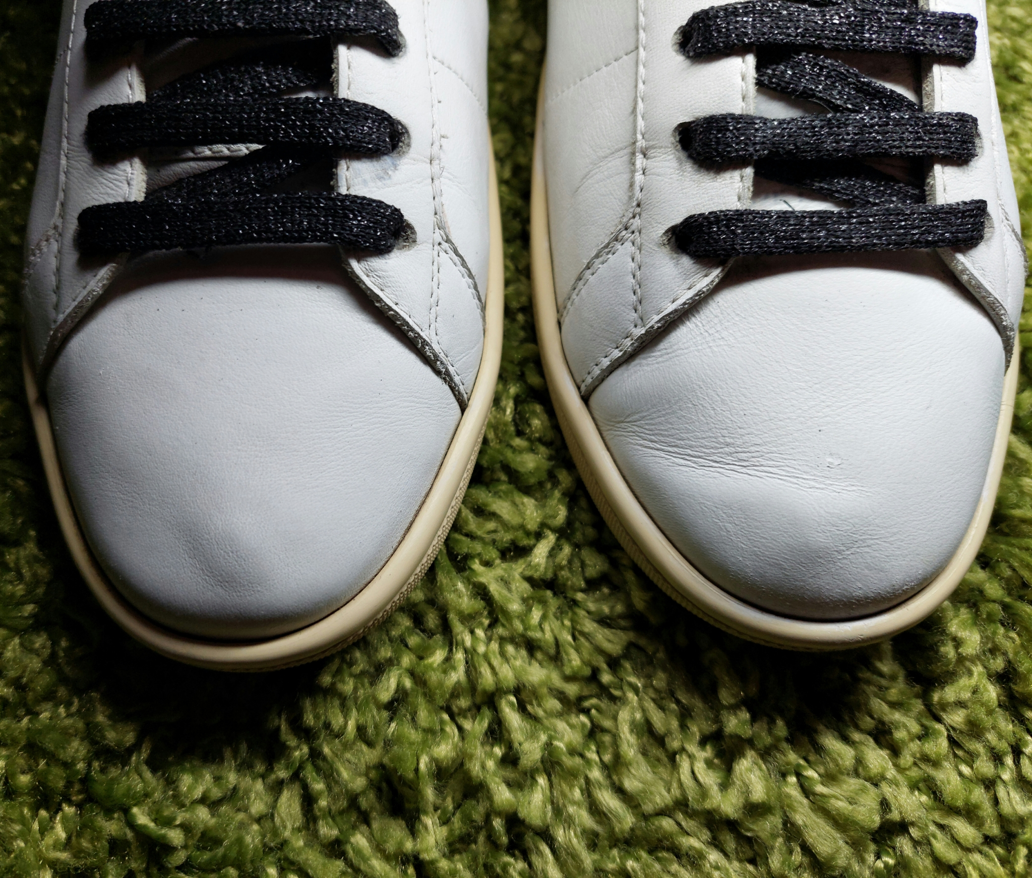 Saint Laurent Lips Leather Sneakers, миниатюра 4