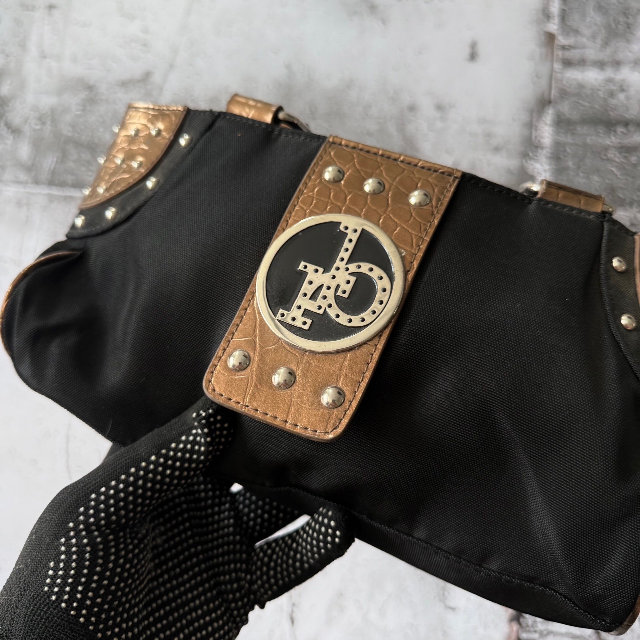 Roccobarocco 2000s Vintage y2k Shoulder Bag, миниатюра 3