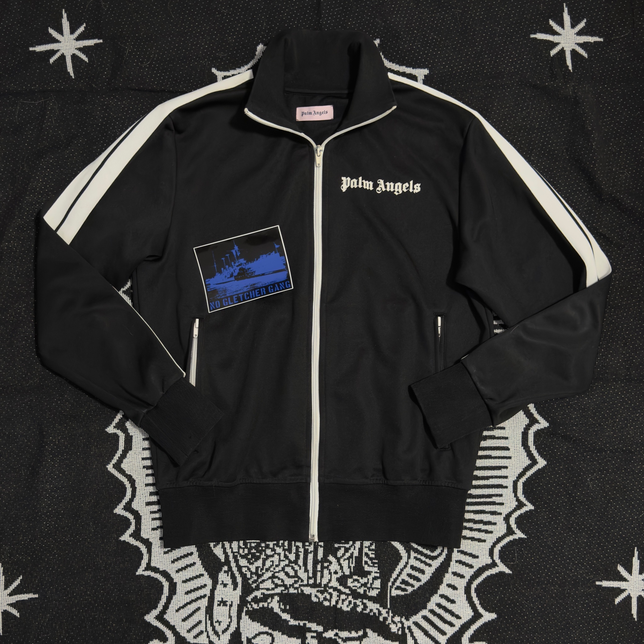 Palm Angels Track Jacket Black, миниатюра 1