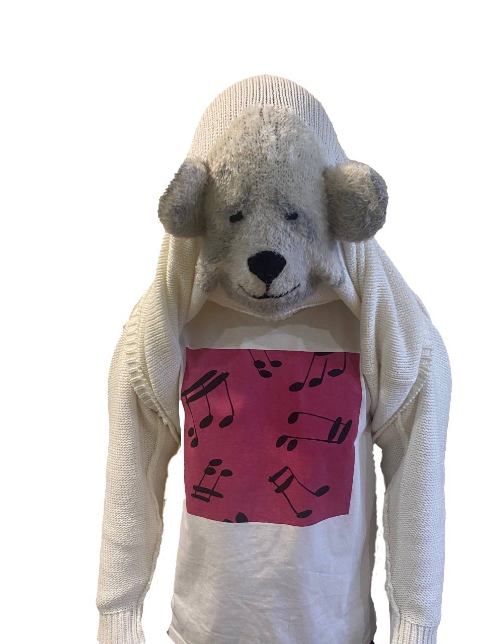 Doublet x Wism SS21 "A Very Merry Unbirthday For You" Hand-Knitting Jacquard Pullover "Ice Bear", миниатюра 6