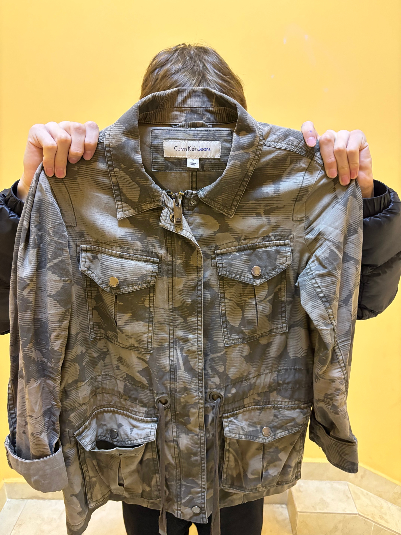 Calvin Klein Jeans Print Field Jacket, миниатюра 1