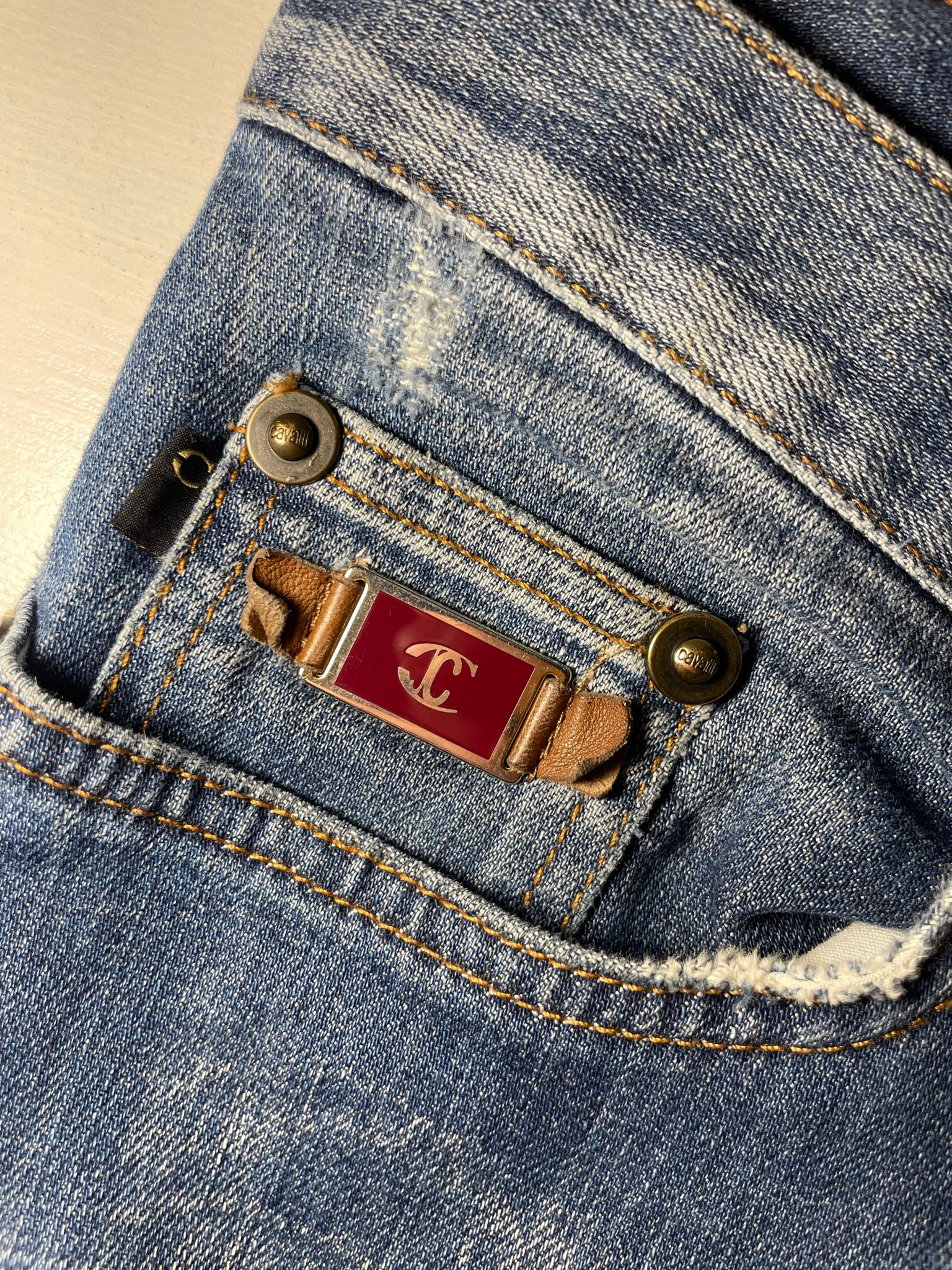 Roberto Cavalli Bootcut denim, миниатюра 5