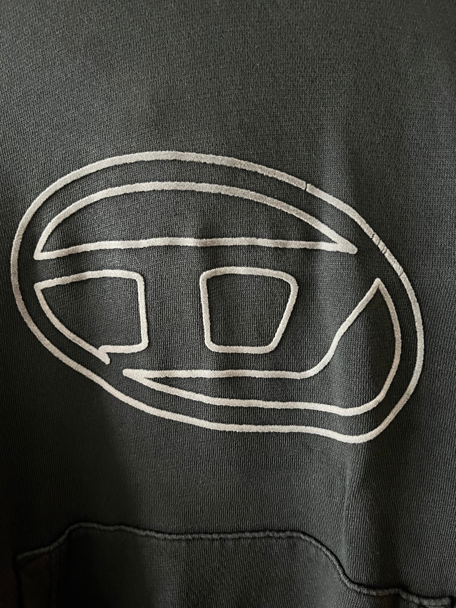 Diesel Black logo hoodie, миниатюра 4