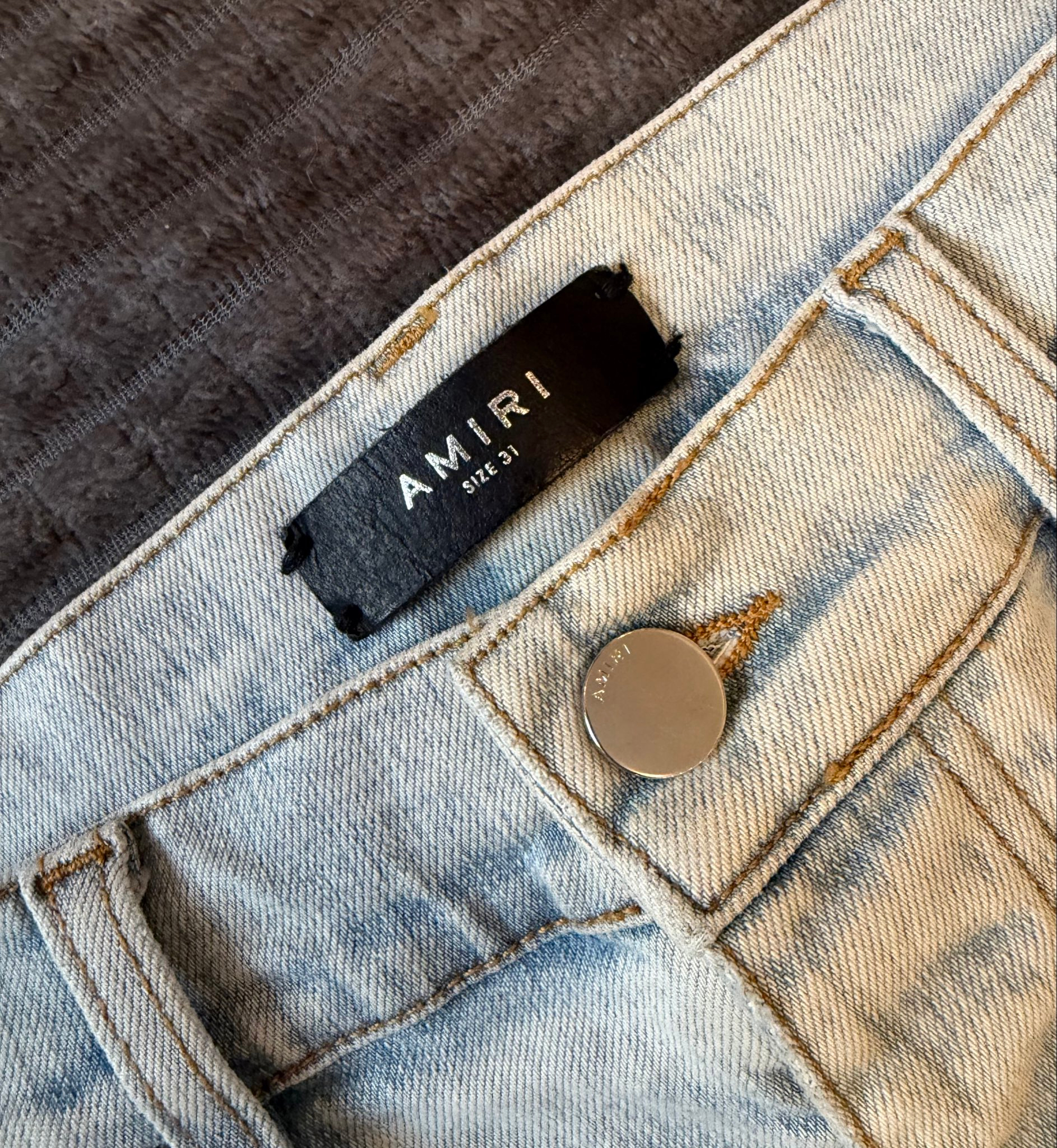 Amiri x Grateful Dead Dancing Skeletons Distressed Jeans, миниатюра 7