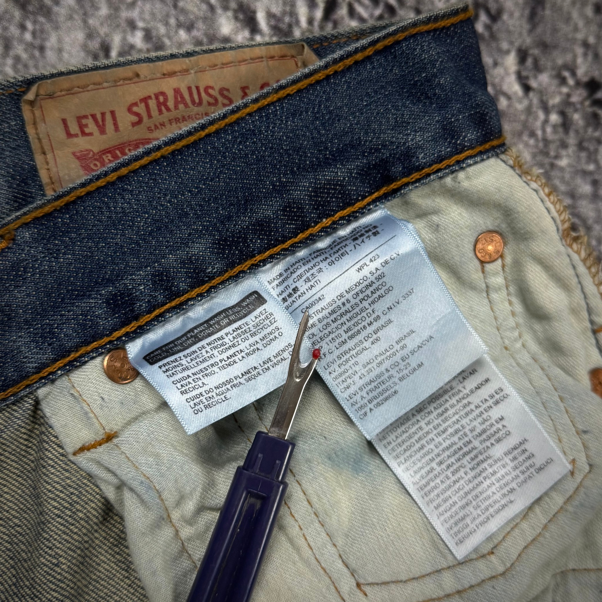 Levi's 501 Vintage Jeans, миниатюра 3