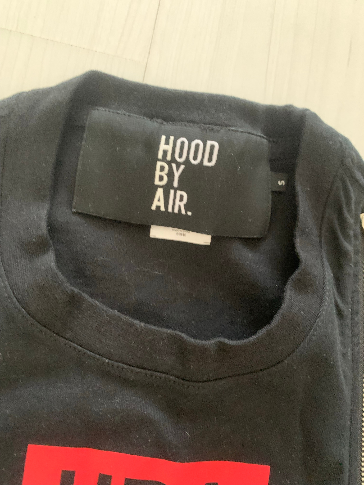 Hood By Air Zip T-Shirt, миниатюра 3
