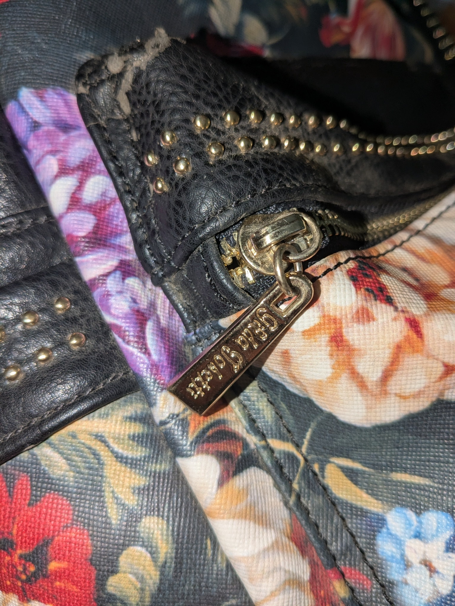Gilda Tohetti Studded Floral Bag, миниатюра 4