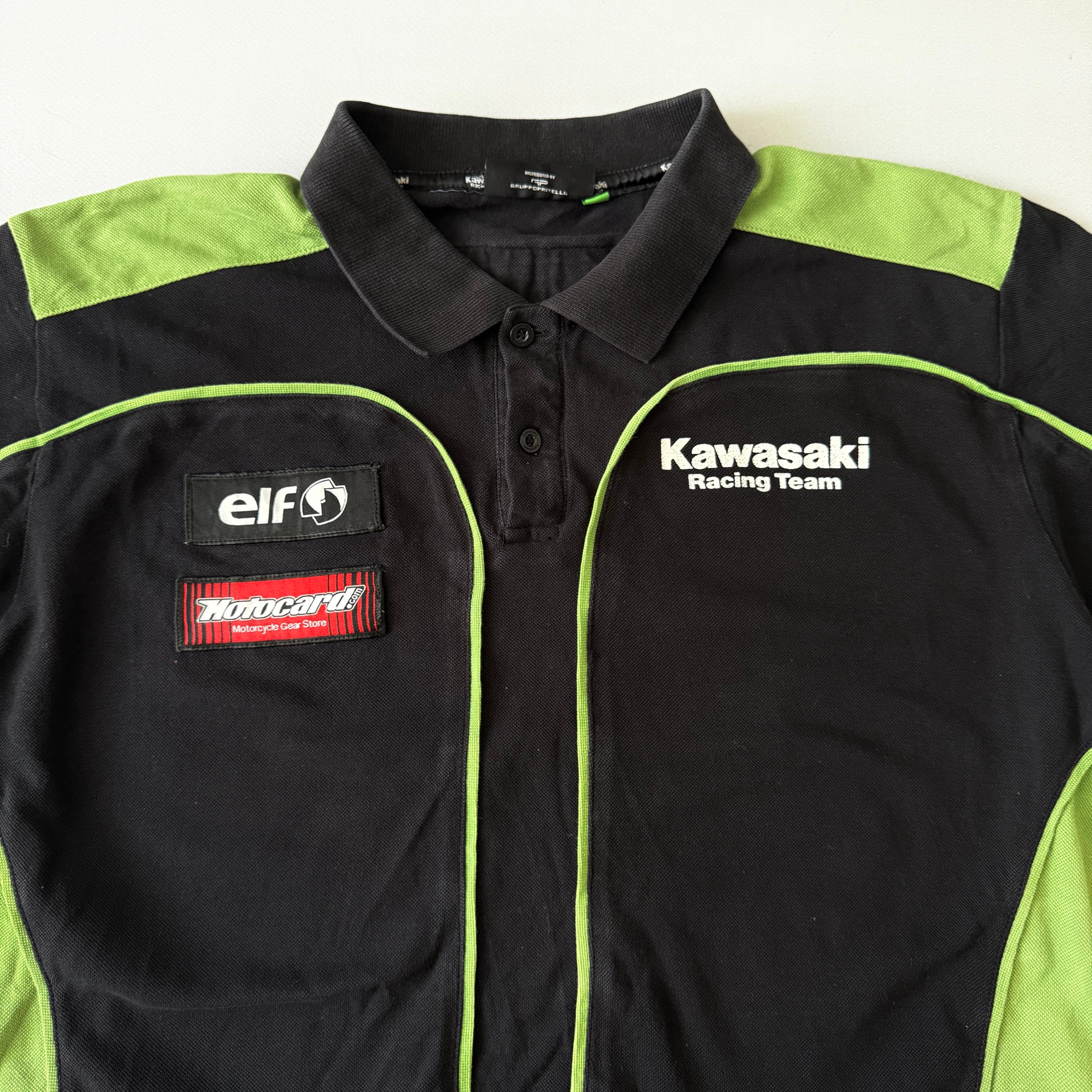 Kawasaki 2000s Racing Team Polo Shirt, миниатюра 3