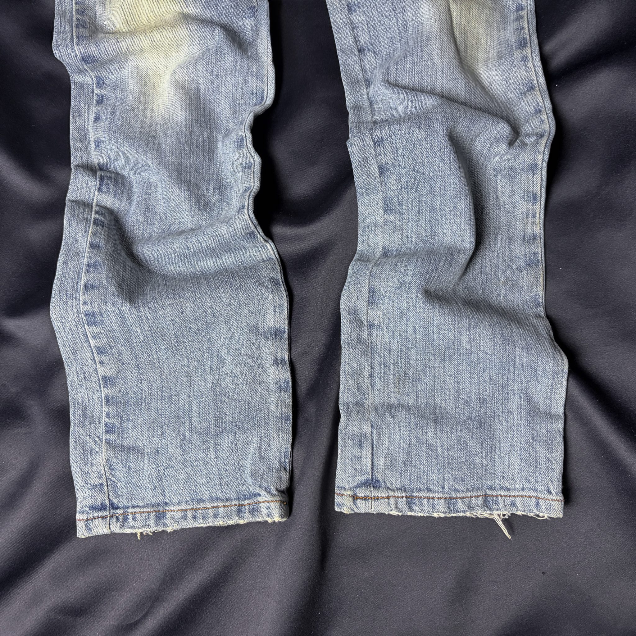John Galliano Dirty Blue Print-Drawing Jeans, миниатюра 8