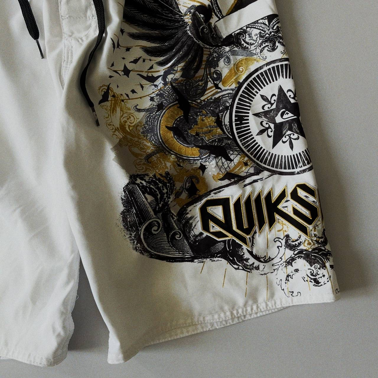 QUIKSILVER 2000s y2k Vintage Graphic Beach Shorts, миниатюра 6