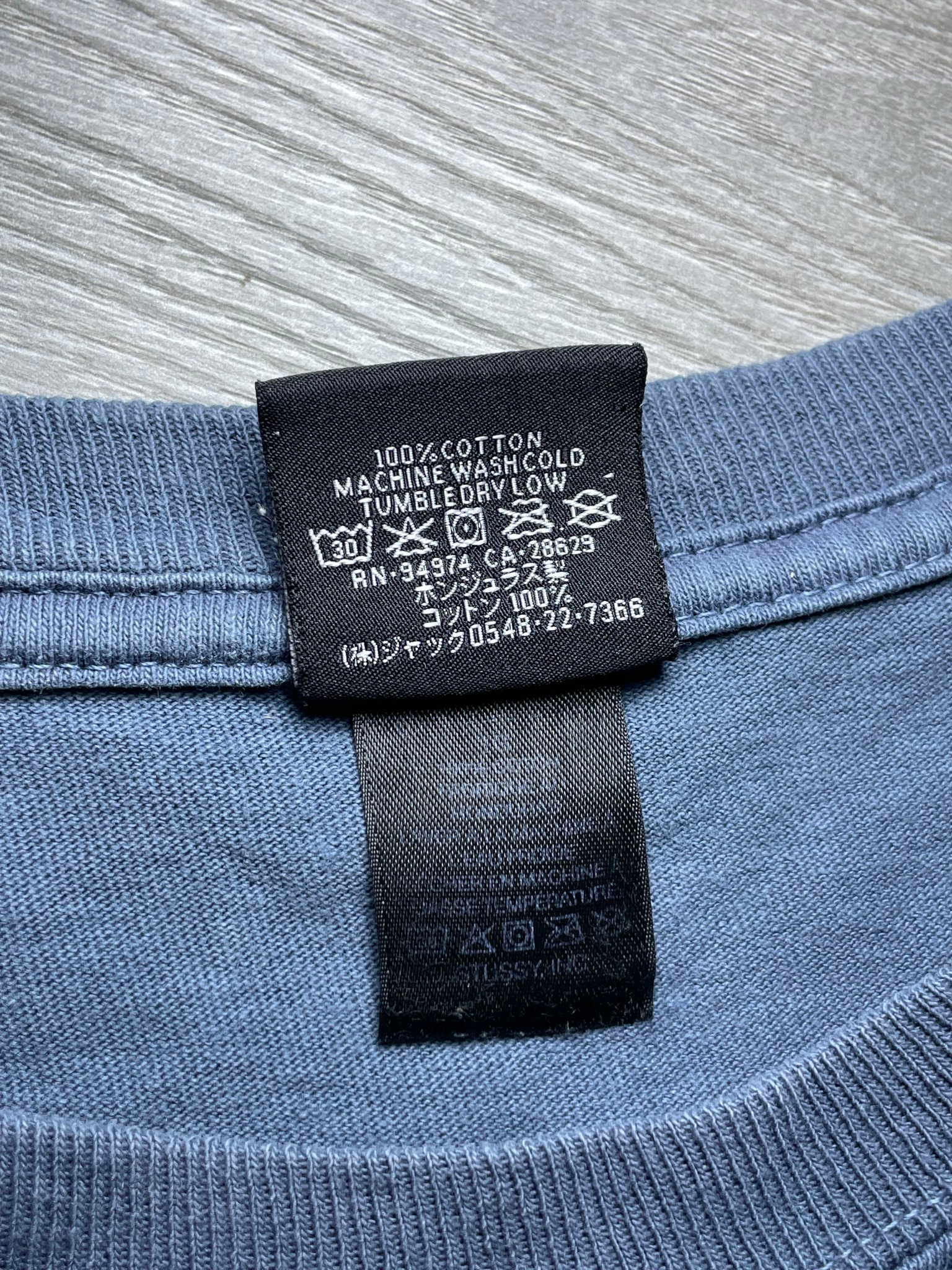 Stussy Skull Wings Long-Sleeve Tee Pigment Dyed, миниатюра 4