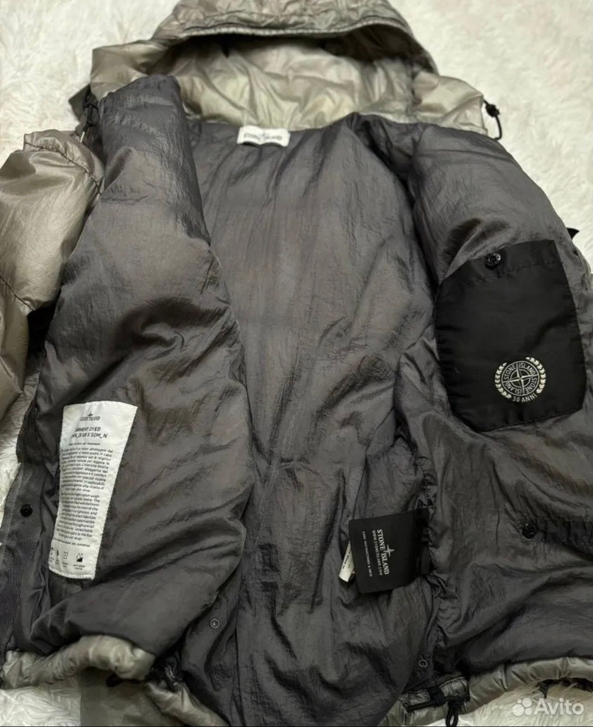 Stone island Stone Island Garment Dyed Down 26 GR X SQM N, миниатюра 9