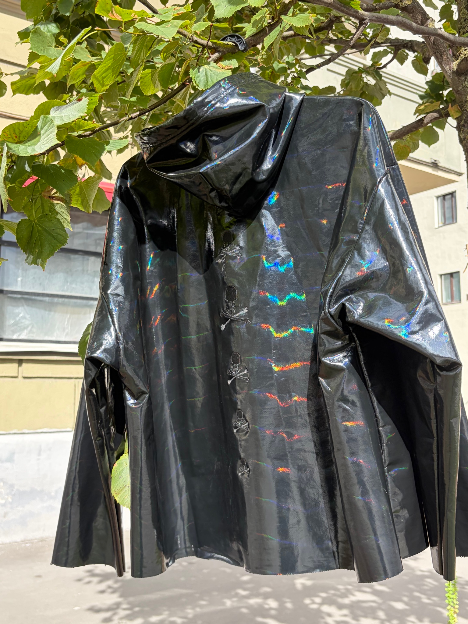 Mastermind x JOHN ELLIOTT Poncho Hoodie, миниатюра 2