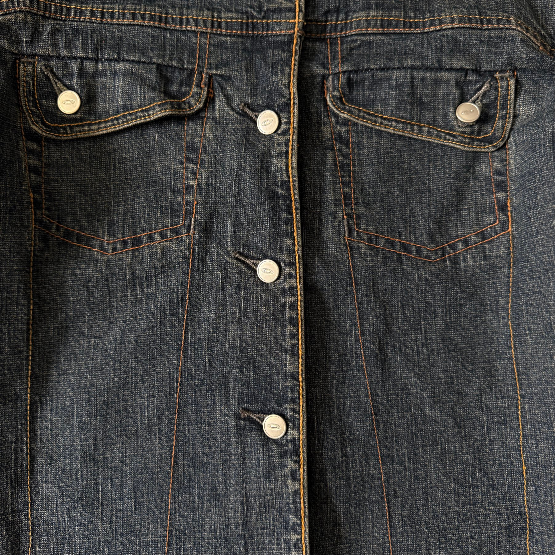 Oakley 2000s Vintage Archival Women Denim Jacket, миниатюра 6