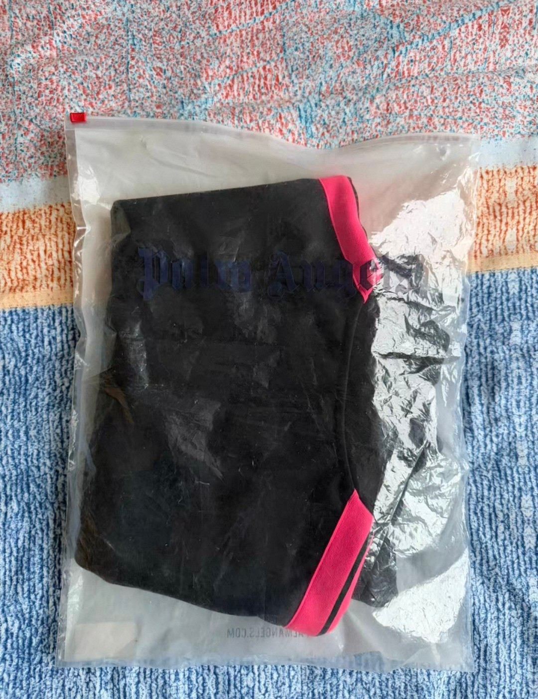 Palm Angels Black Pink Track Jacket, миниатюра 8