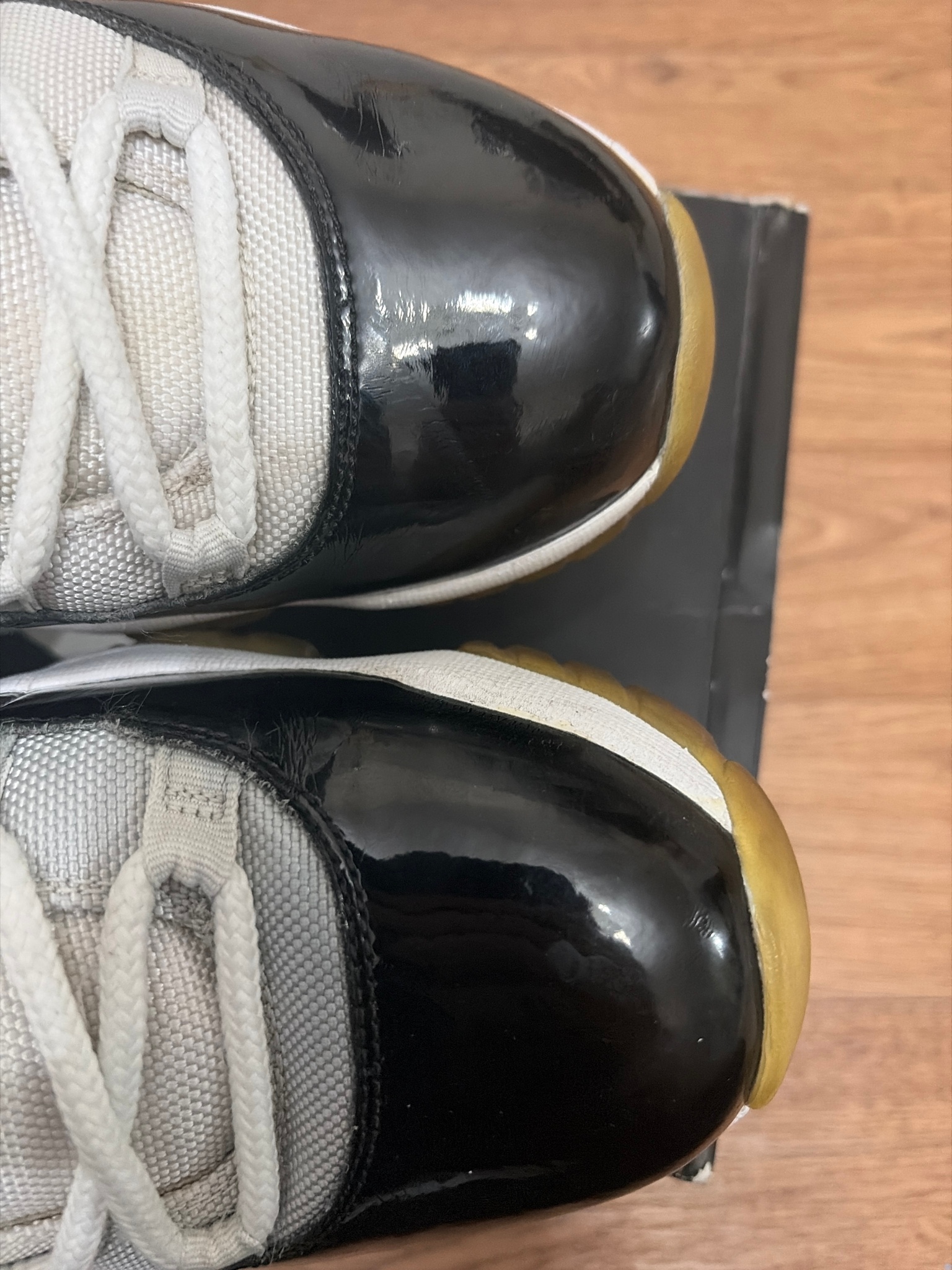 Nike Air Jordan 11 retro low BLACK-DARK CONCORD, миниатюра 12