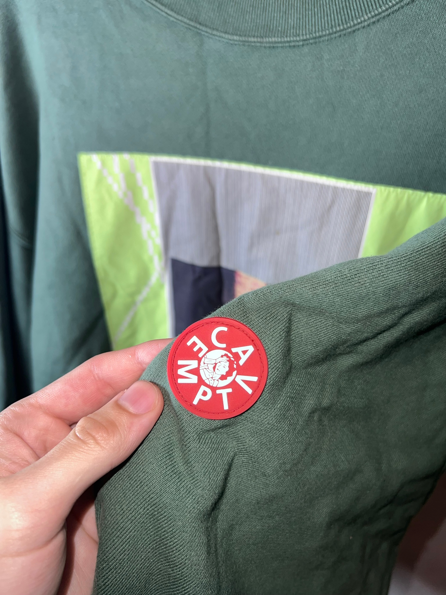 Cav Empt Washed VS 8b Crew Neck, миниатюра 4