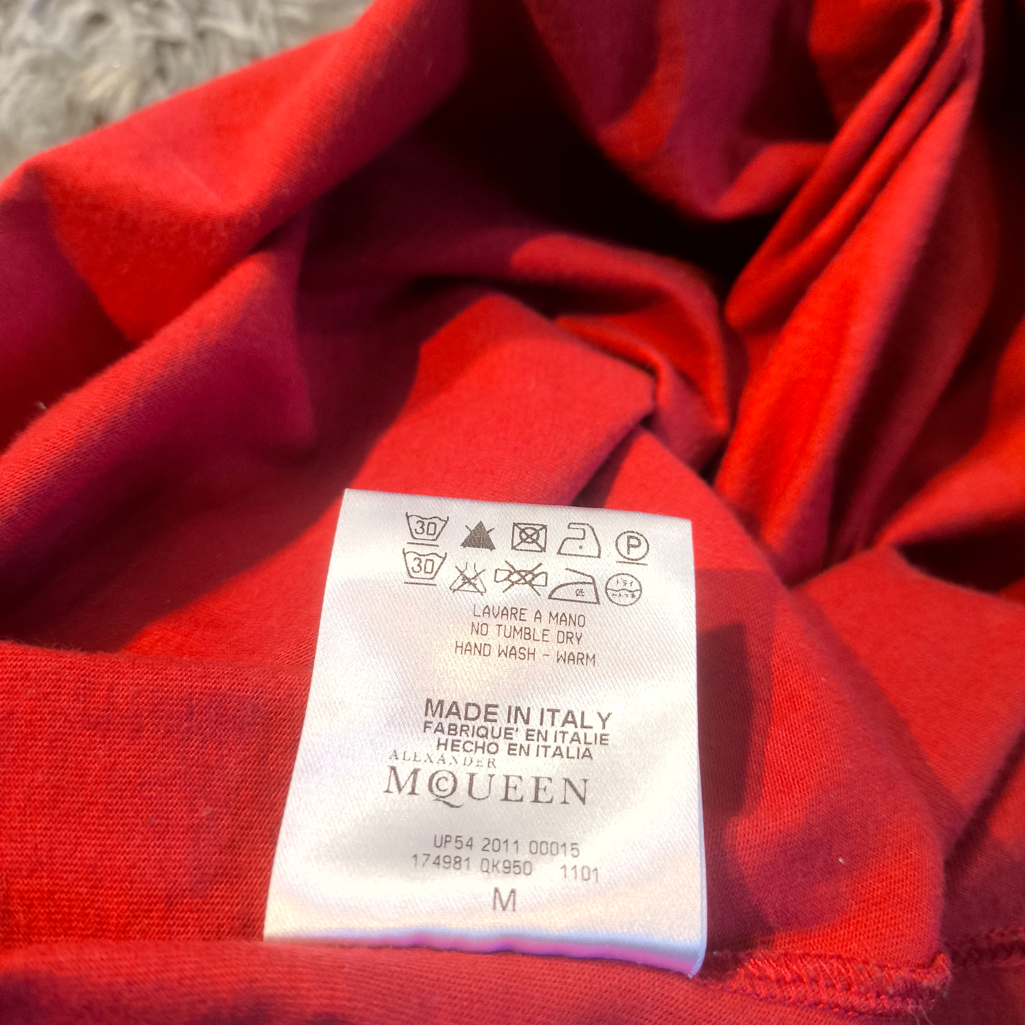 Alexander McQueen Skull-Mosaic T-shirt F/W 2011, миниатюра 4